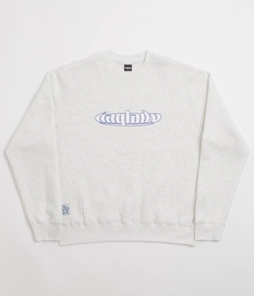 Baglady Warp Crewneck Sweatshirt - Ash Versatile Comfort product marbled pattern