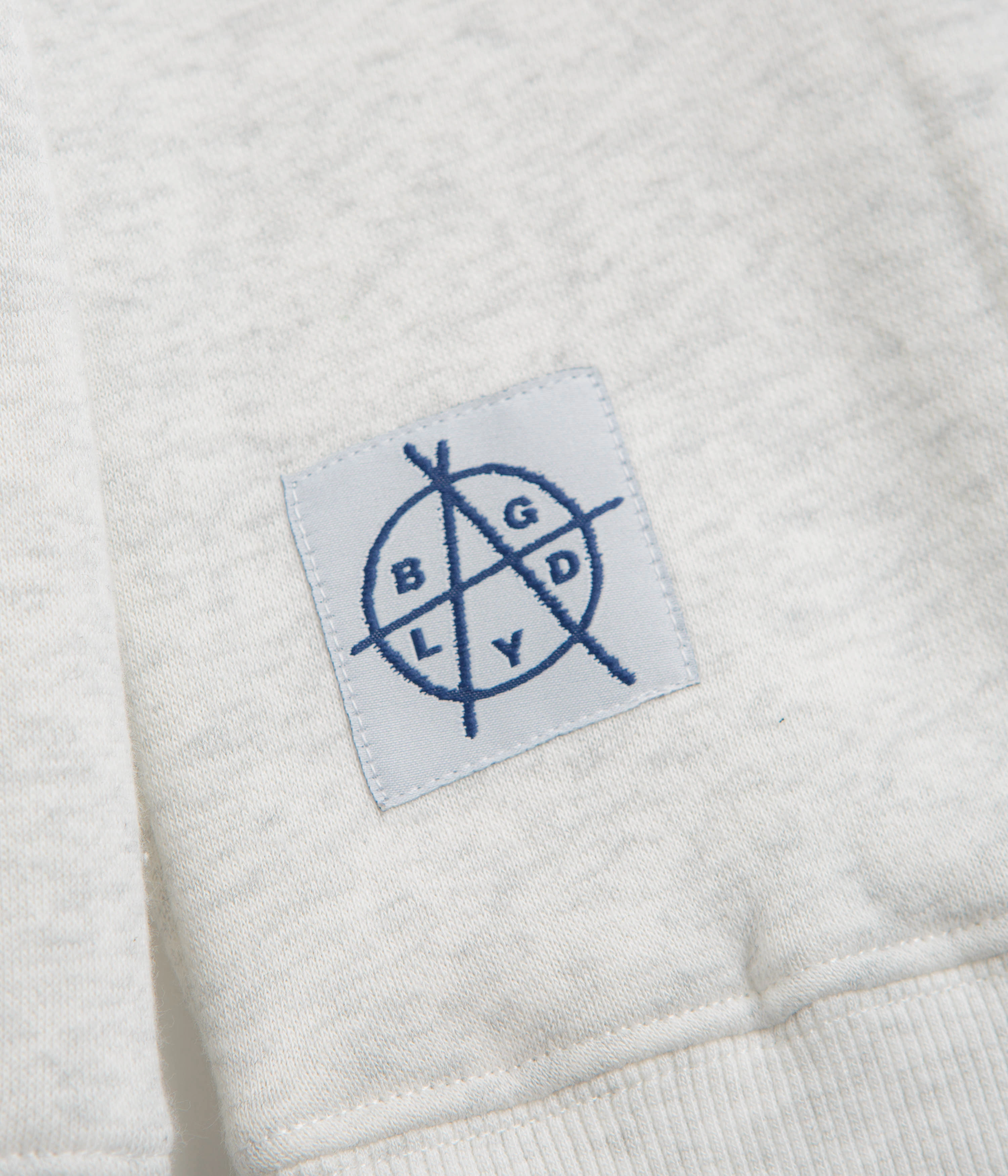 Baglady Warp Crewneck Sweatshirt - Ash Adjustable Hood good for weekends