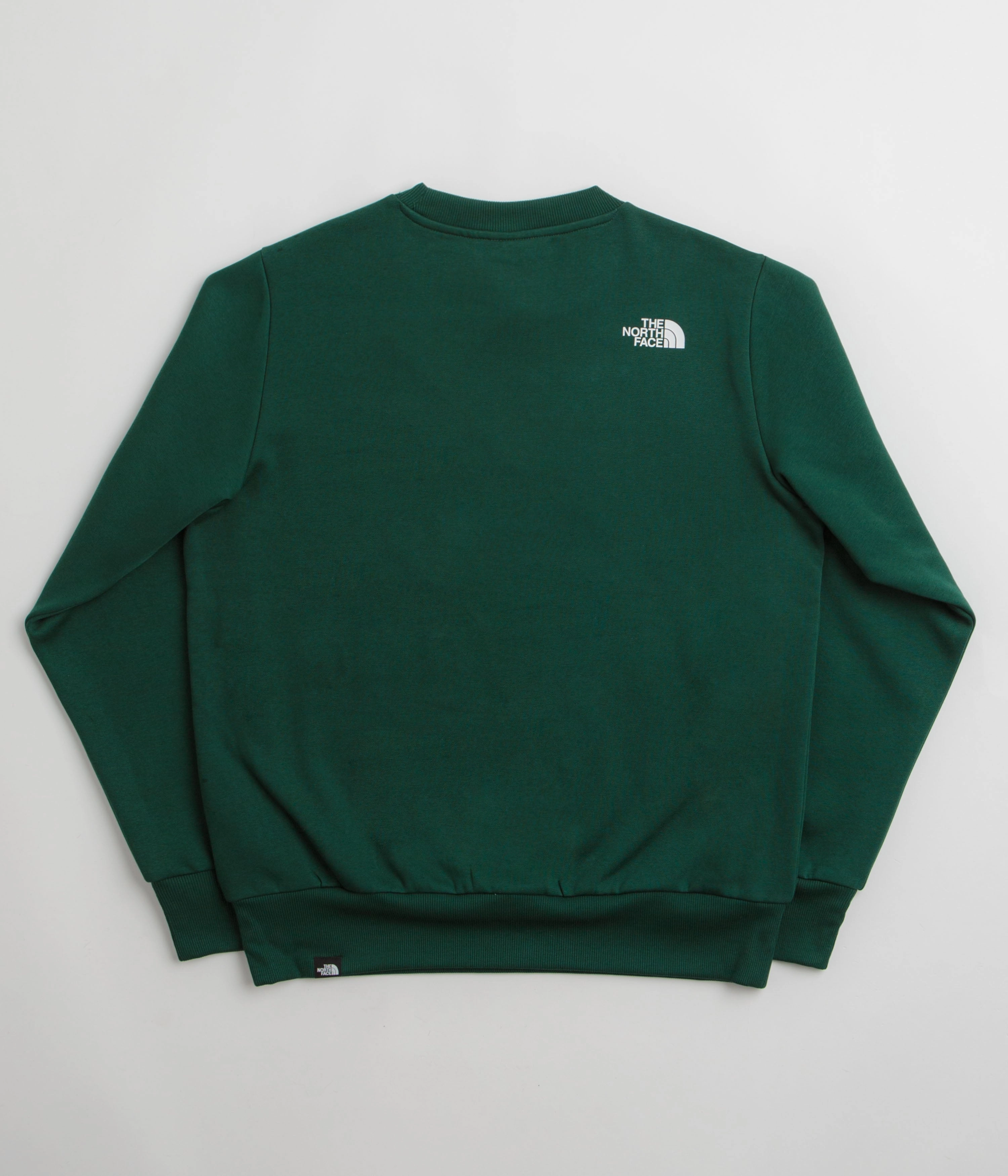 Daily Fit Geometric Print The North Face Simple Dome Crewneck Sweatshirt - Hunter Green