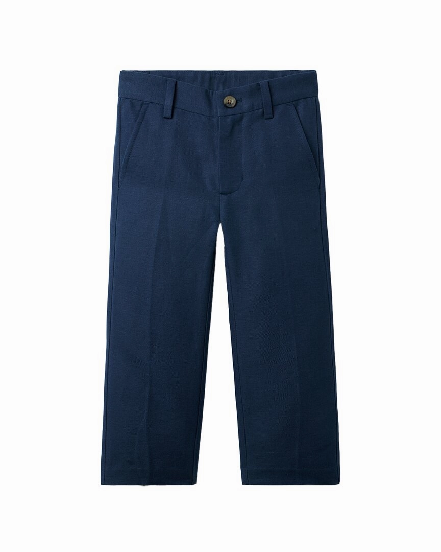 Thermal Lining No Bunching Janie and Jack Linen-Blend Pant