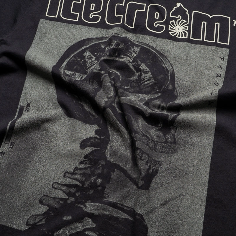 standard size Ice Cream Money On My Mind Knit Tee - Charcoal Art