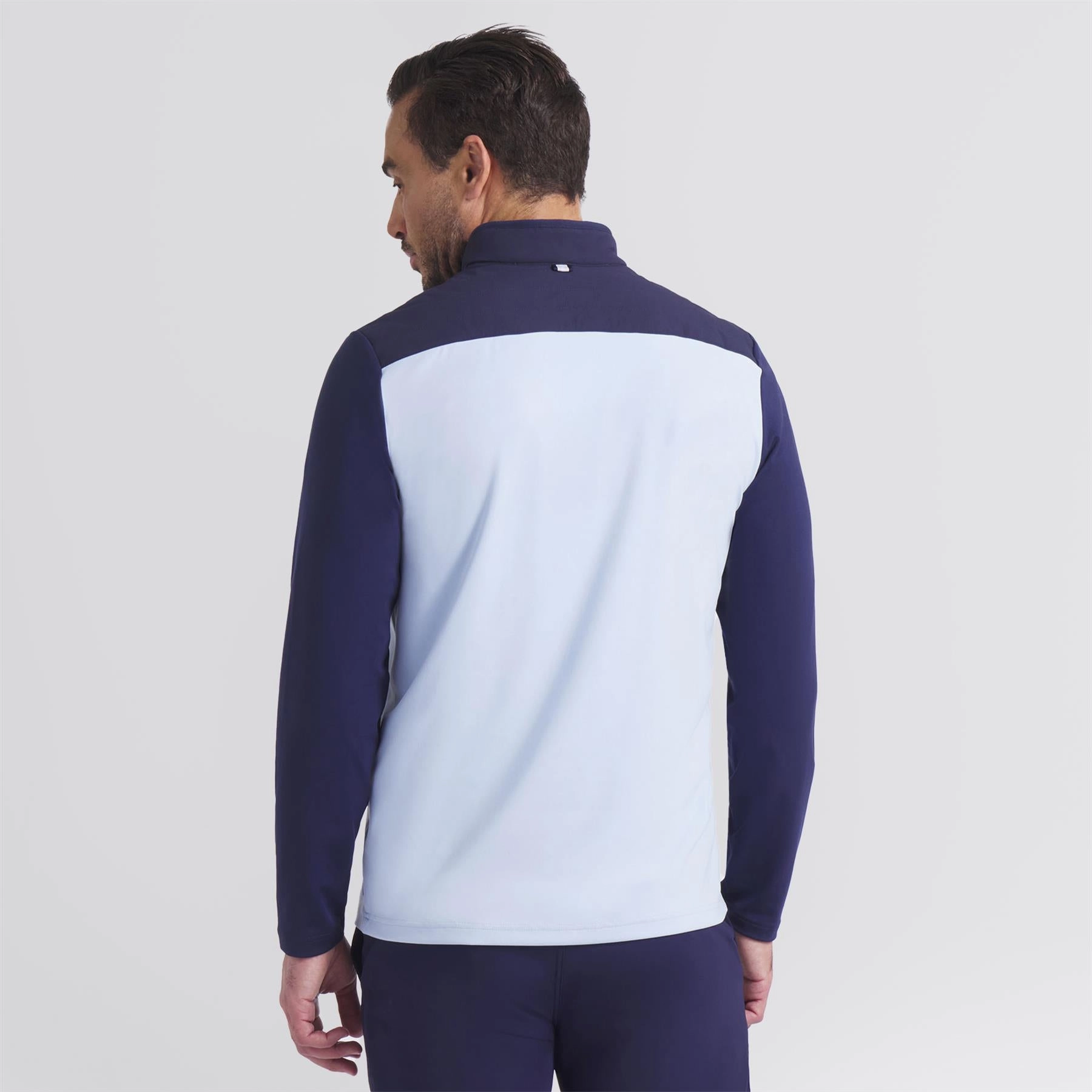 Tradition chefs Cloudspun Tech Hybrid Half Zip Deep Navy
