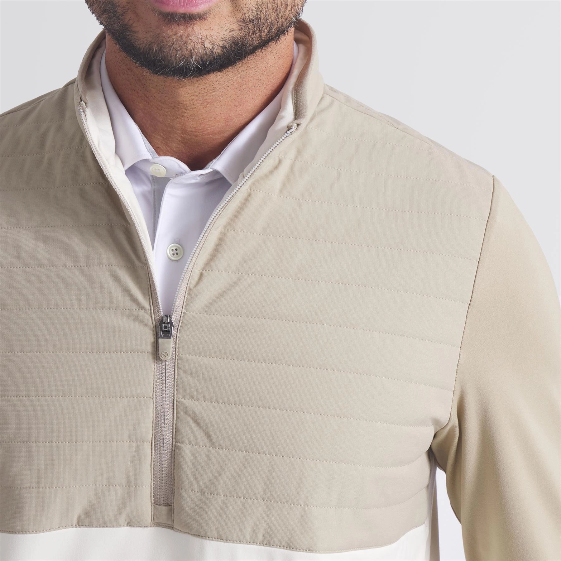 Microfiber Technology high - street buy Cloudspun Tech Hybrid Half Zip Ice Coffee