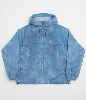 hypoallergenic material Wasted Paris x Umbro Trompe L'Oeil Windbreaker Jacket - Washed Blue