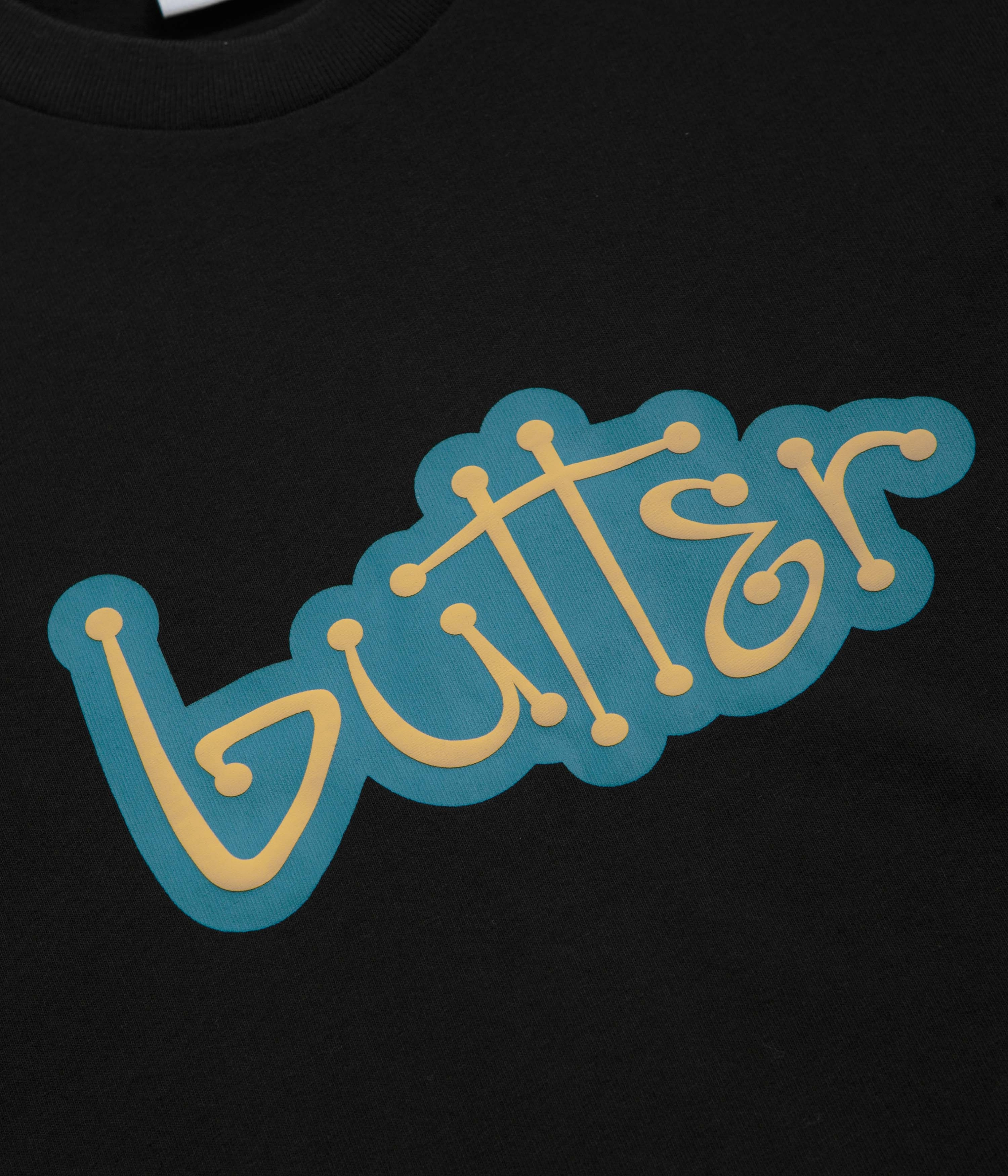 Stylish Waist Butter Goods Connection T-Shirt - Black