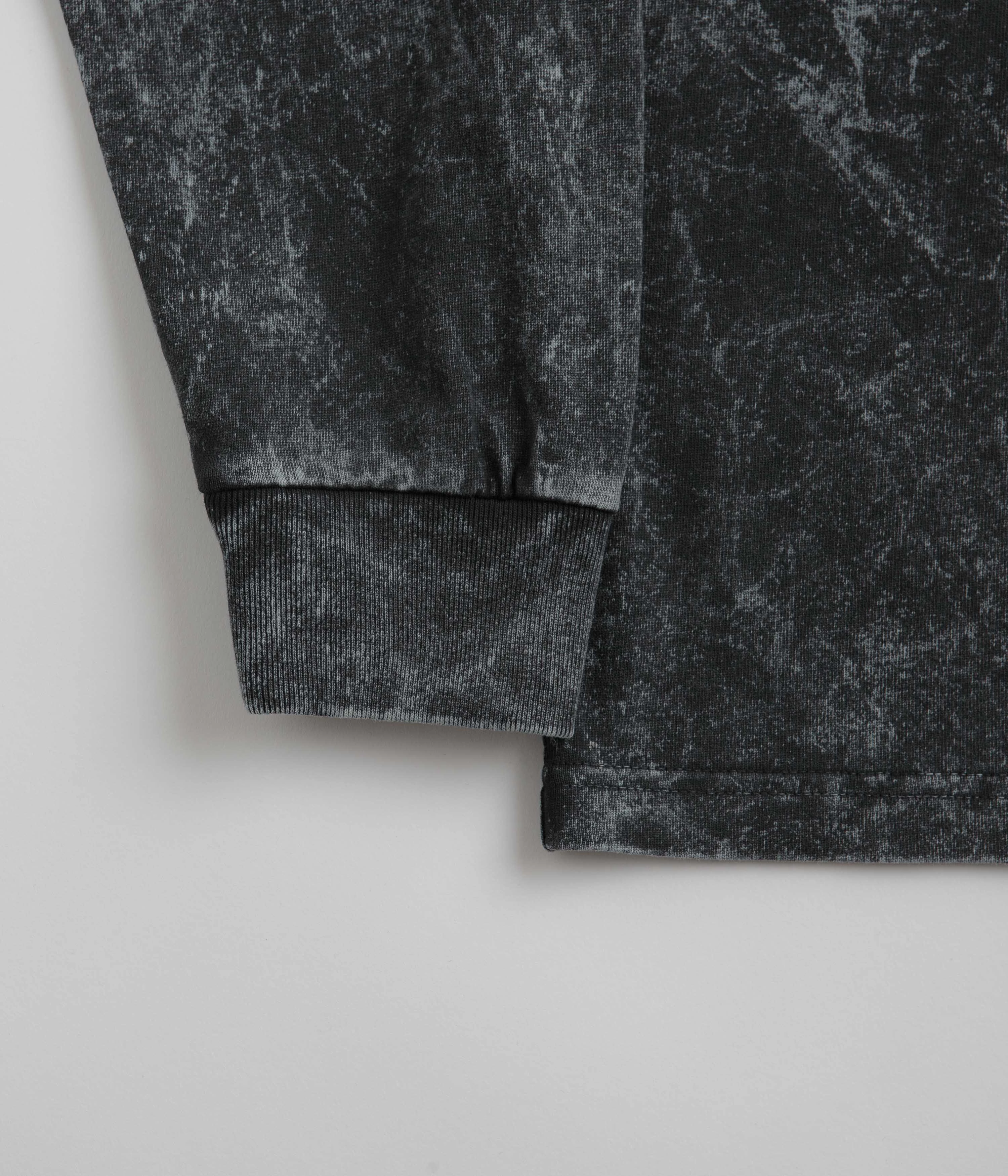 Fitted Maxi length Polar Pride Long Sleeve T-Shirt - Black