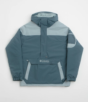 Weather Defense Columbia Challenger II Insulated Pullover Jacket - Everblue / Crushed Blue