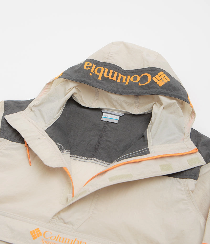 Columbia Challenger Windbreaker Anorak - Dark Stone / Shark Continue