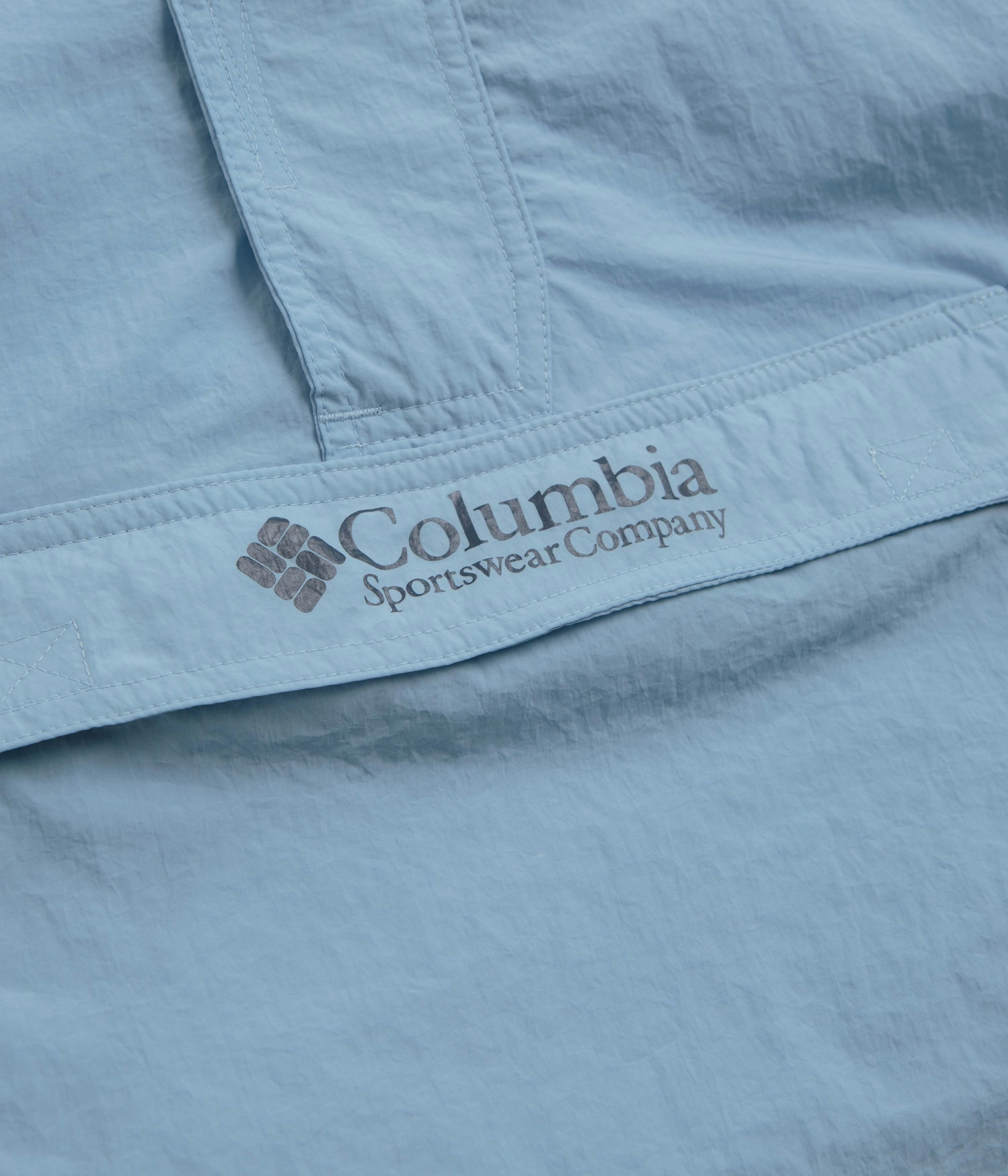 Nail-polish Heavy Duty Zippers Columbia Challenger Windbreaker Anorak - Ripple Blue / Dark Mountain