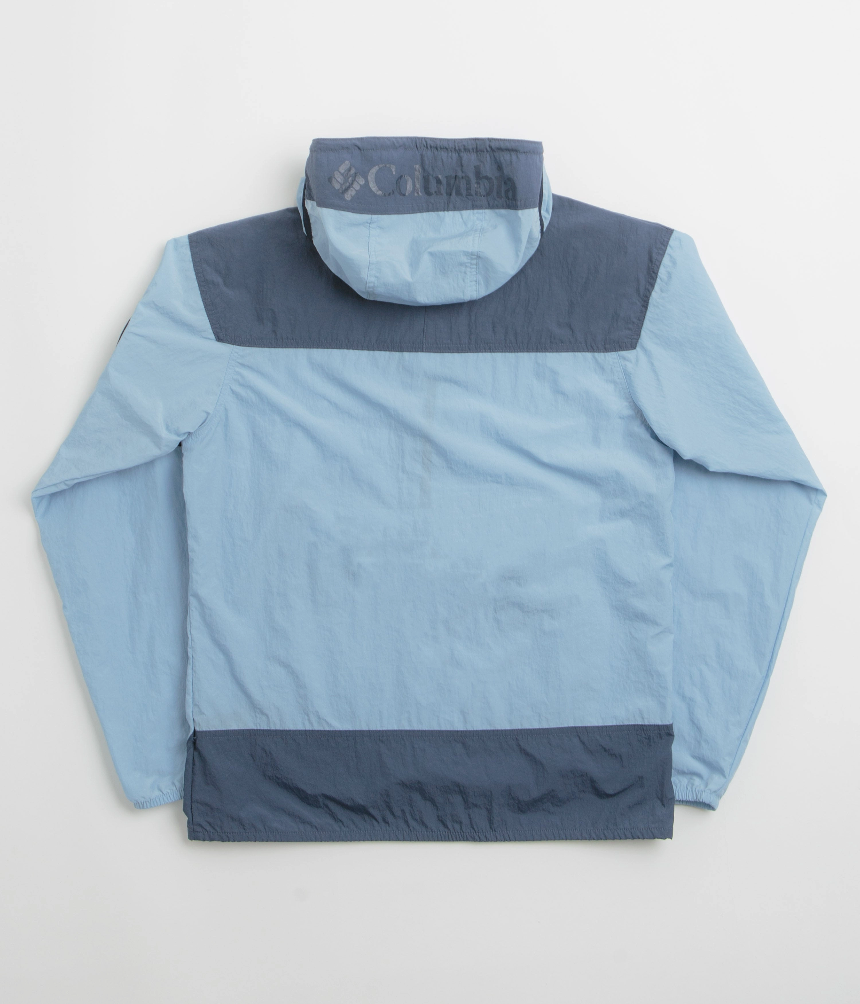 Columbia Challenger Windbreaker Anorak - Ripple Blue / Dark Mountain Secure Closures