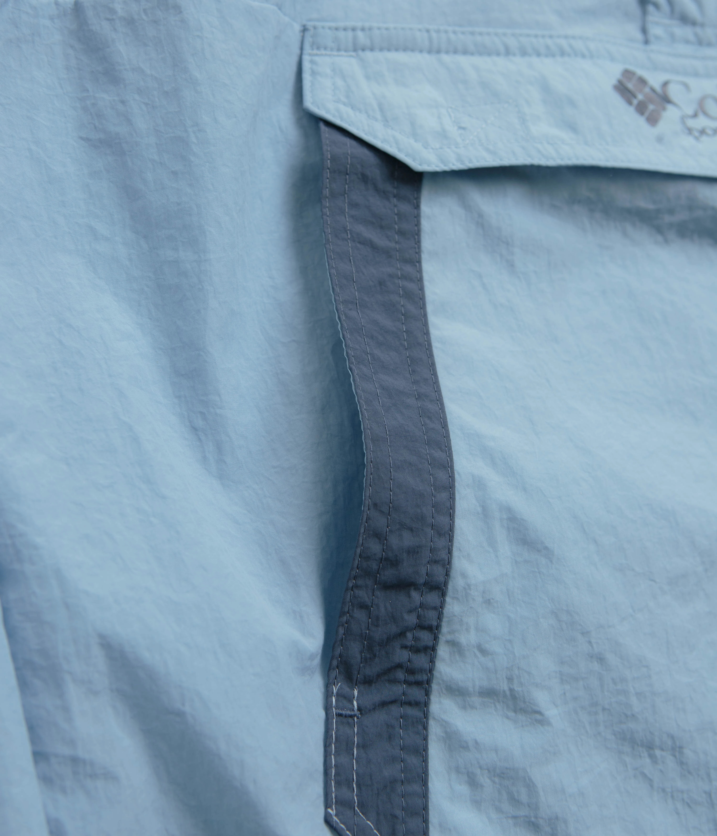 Columbia Challenger Windbreaker Anorak - Ripple Blue / Dark Mountain Announce evening