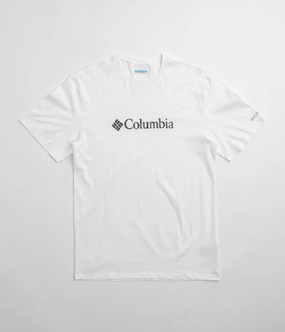 cinema event Wedges Columbia CSC Basic Logo Short Sleeve T-Shirt - White