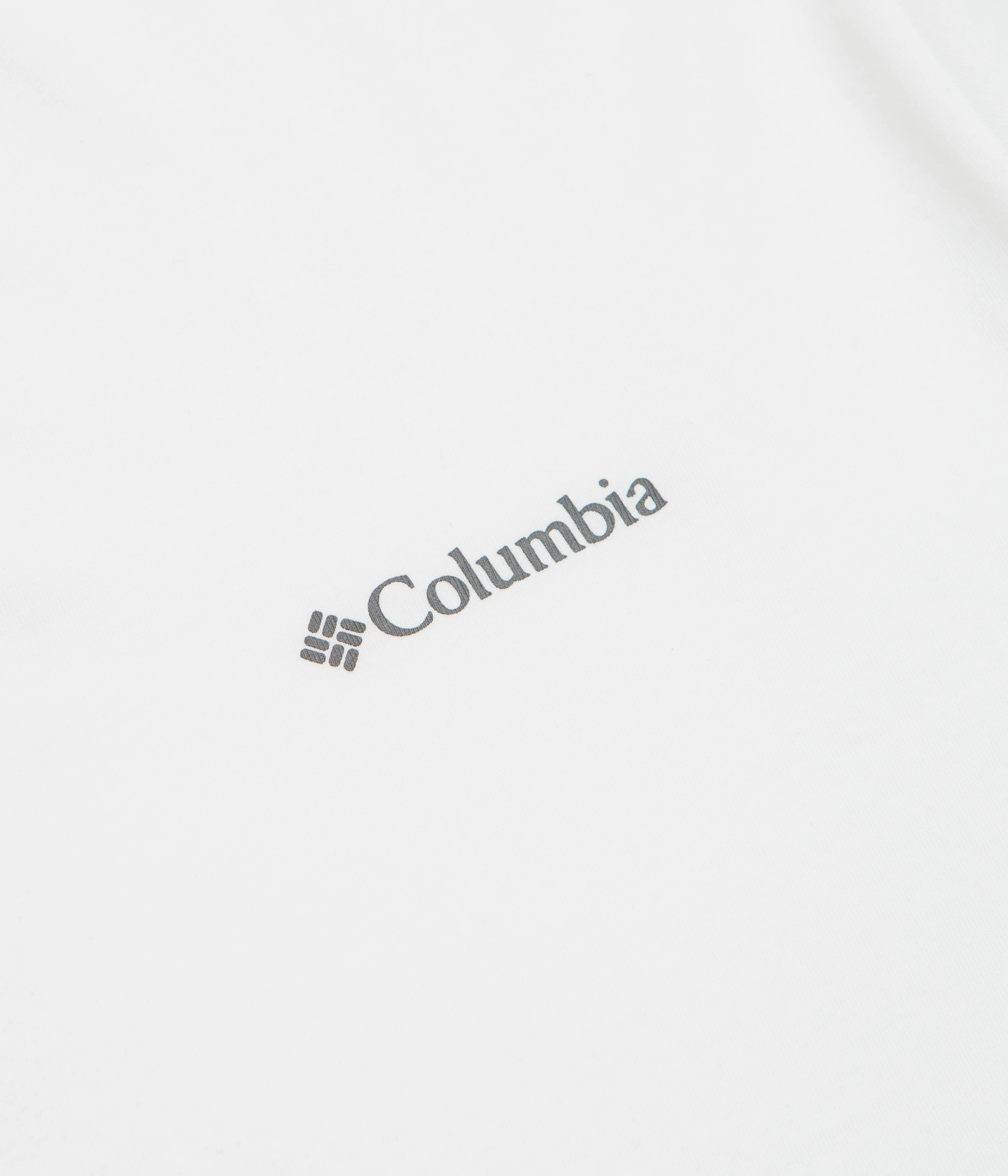 Columbia CSC Basic Logo T-Shirt - White / CSC Retro Logo raw hem campervan venue