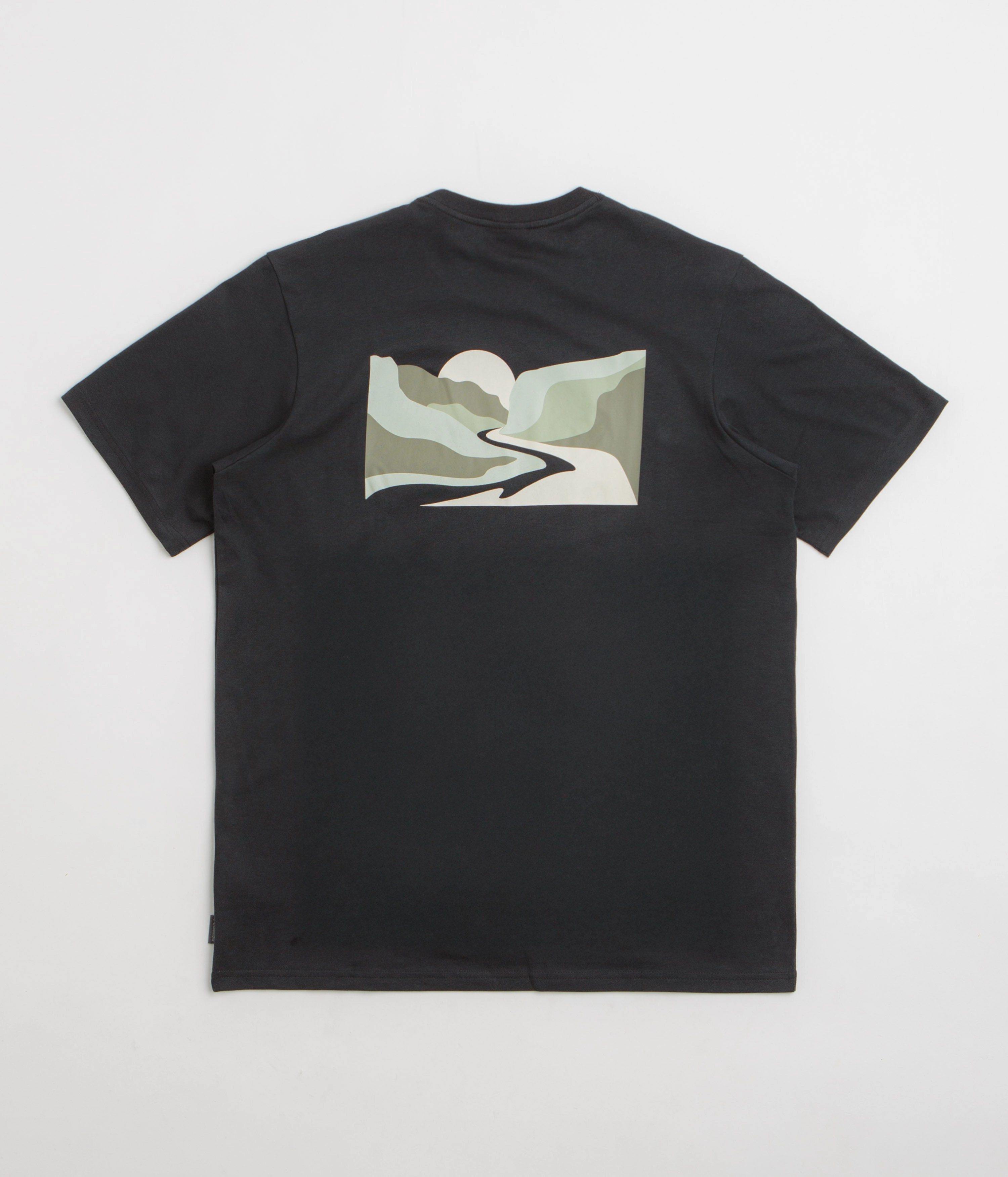 table tennis Columbia Explorers Canyon Back T-Shirt - Black / Trailscape