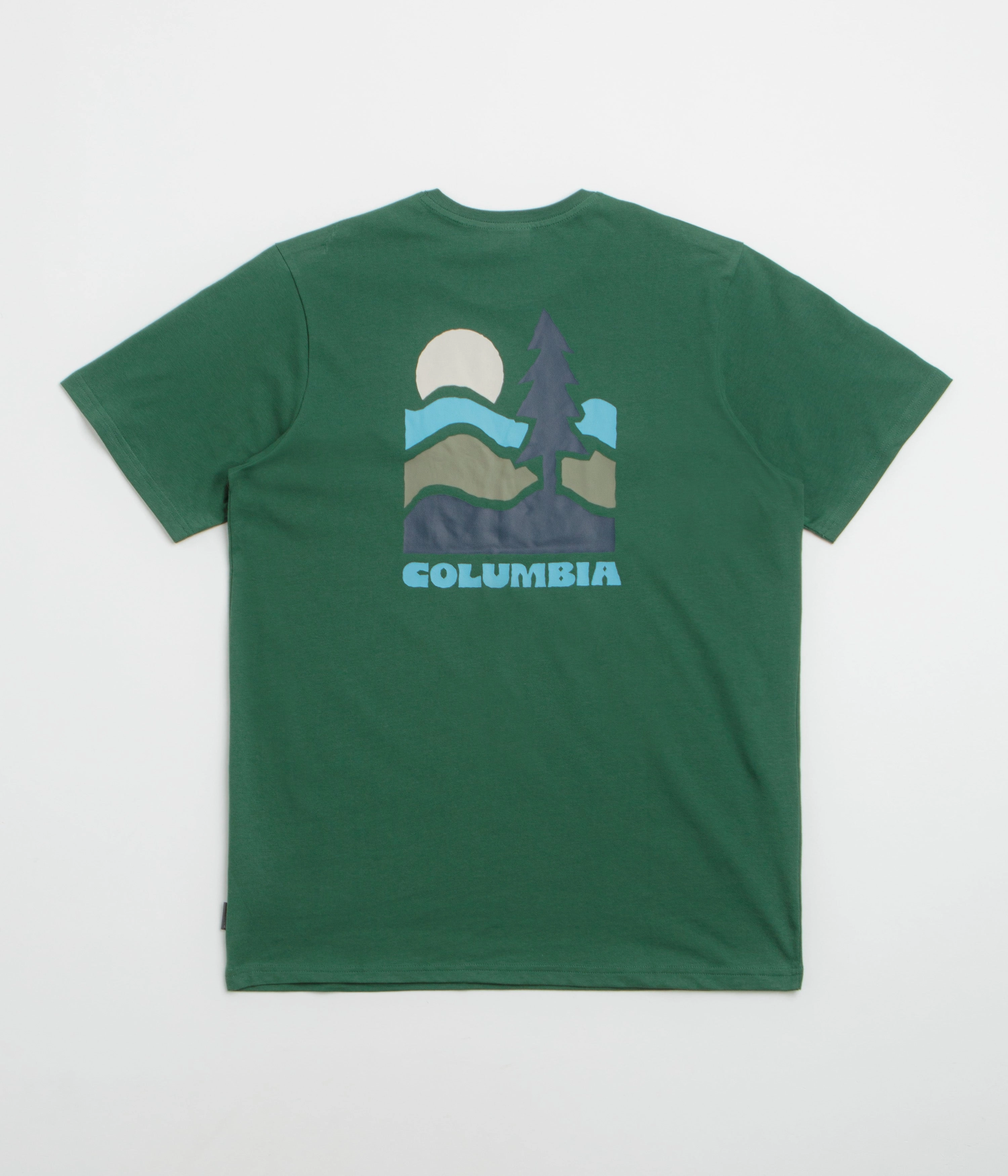 Columbia Explorers Canyon Back T-Shirt - Rain Forest / Get Hiked boots