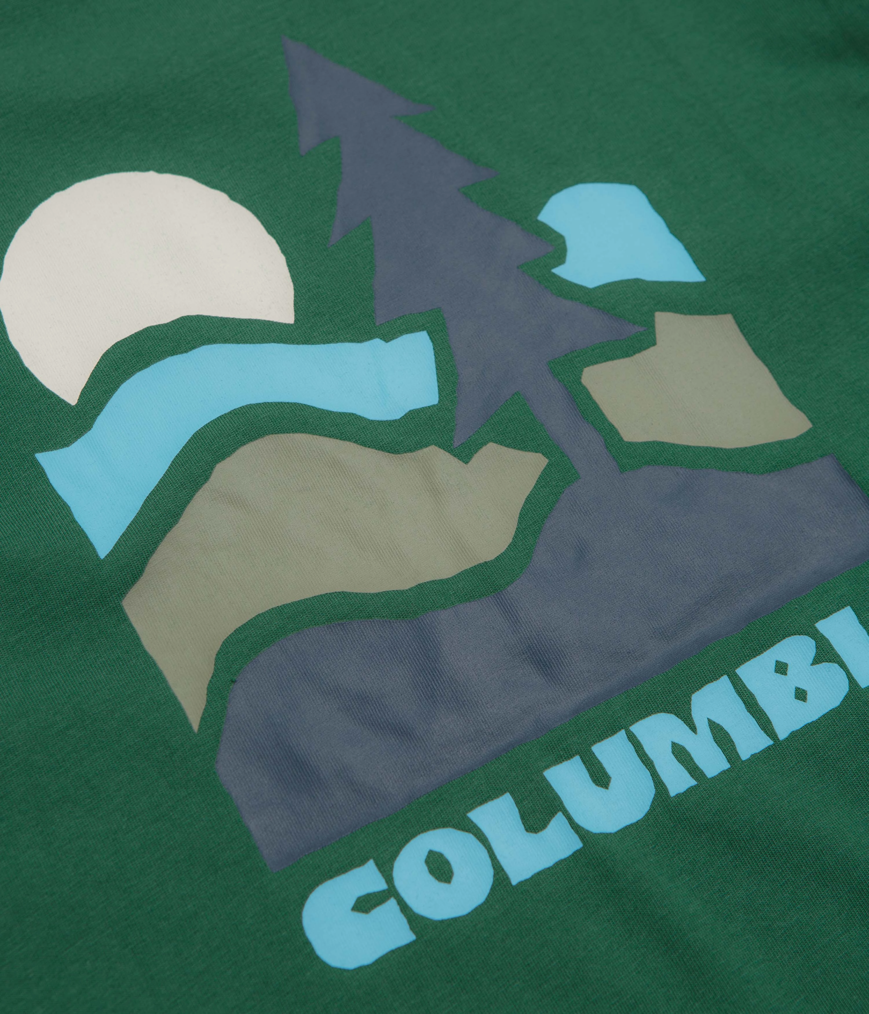 Columbia Explorers Canyon Back T-Shirt - Rain Forest / Get Hiked polyester shirt