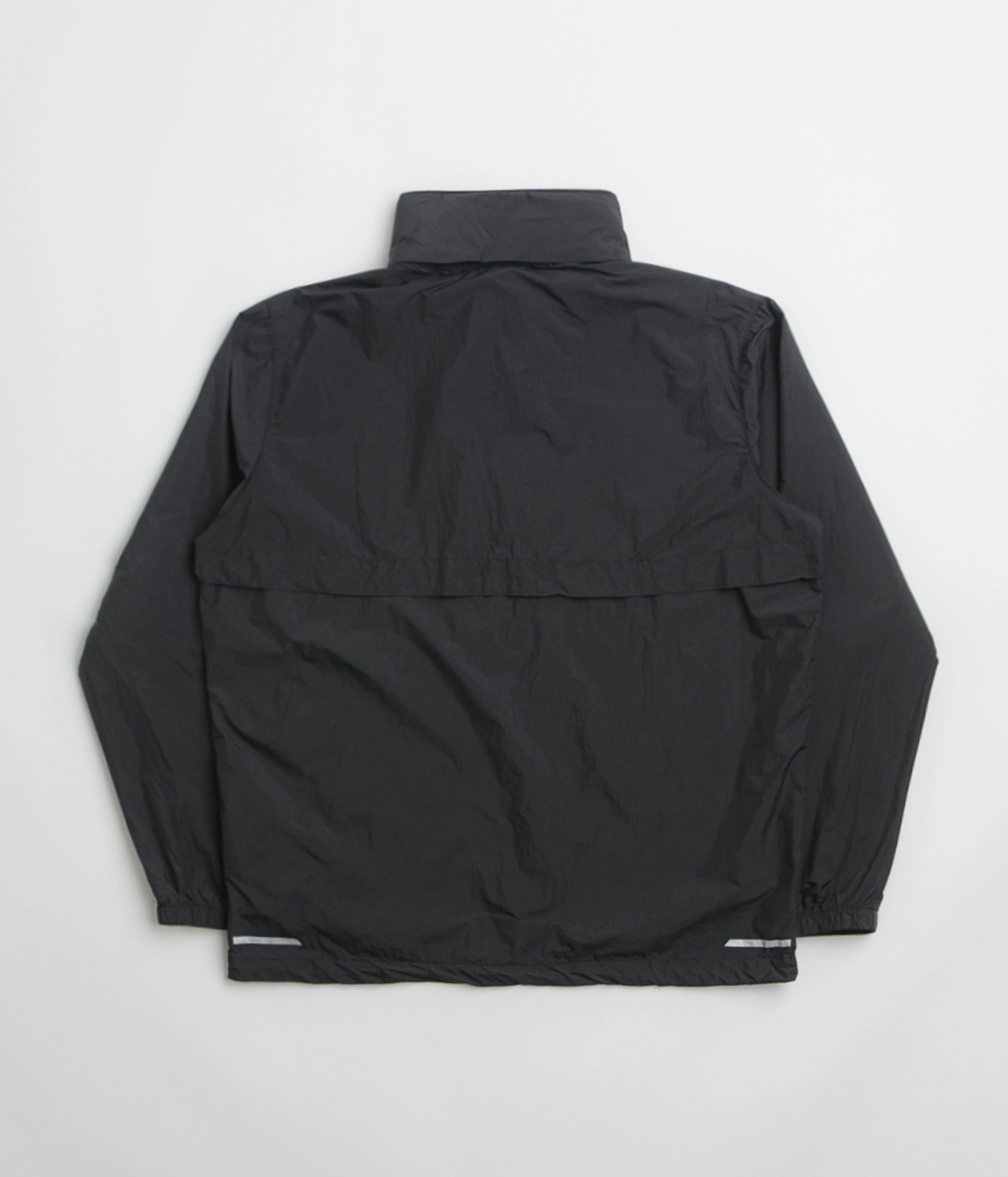 Anti Slip Shoulder Pads Experiment Columbia Loop Basin Windbreaker Jacket - Black