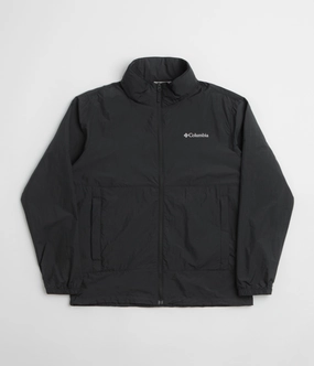 Columbia Loop Basin Windbreaker Jacket - Black Comfy Layer
