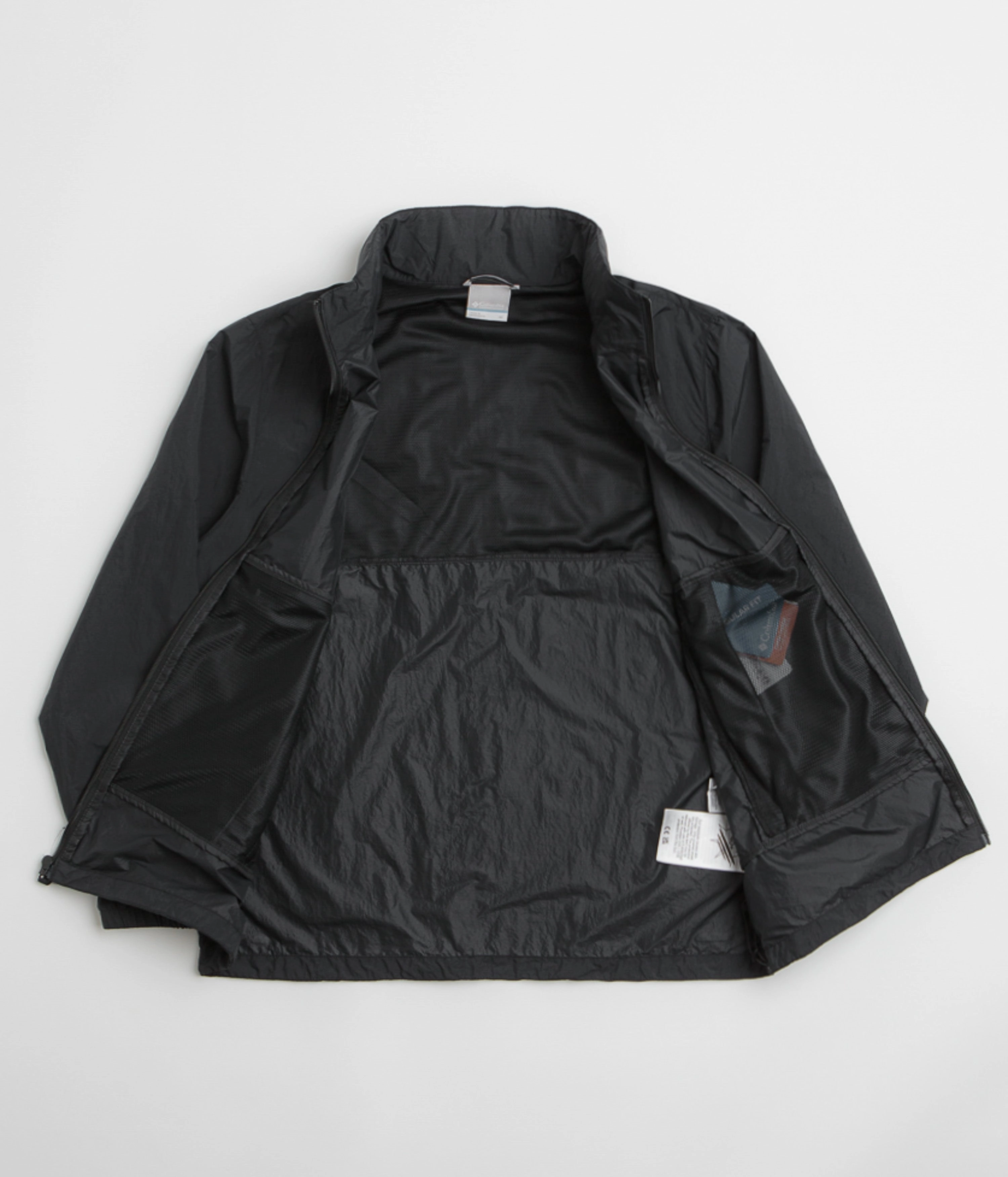 Modern Design Columbia Loop Basin Windbreaker Jacket - Black