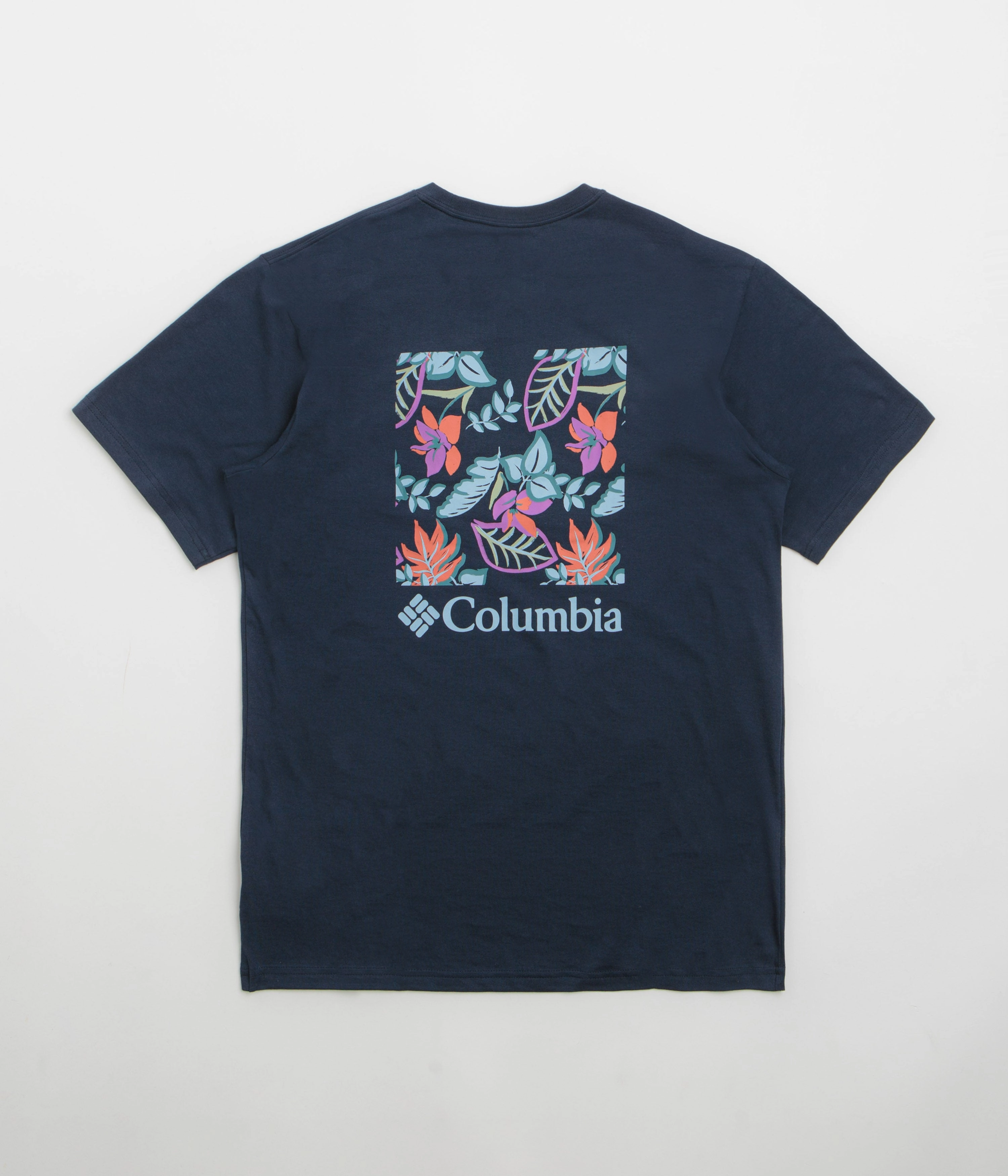 Columbia North Cascades T-Shirt - Collegiate Navy / Pasteled Framed Exhibition