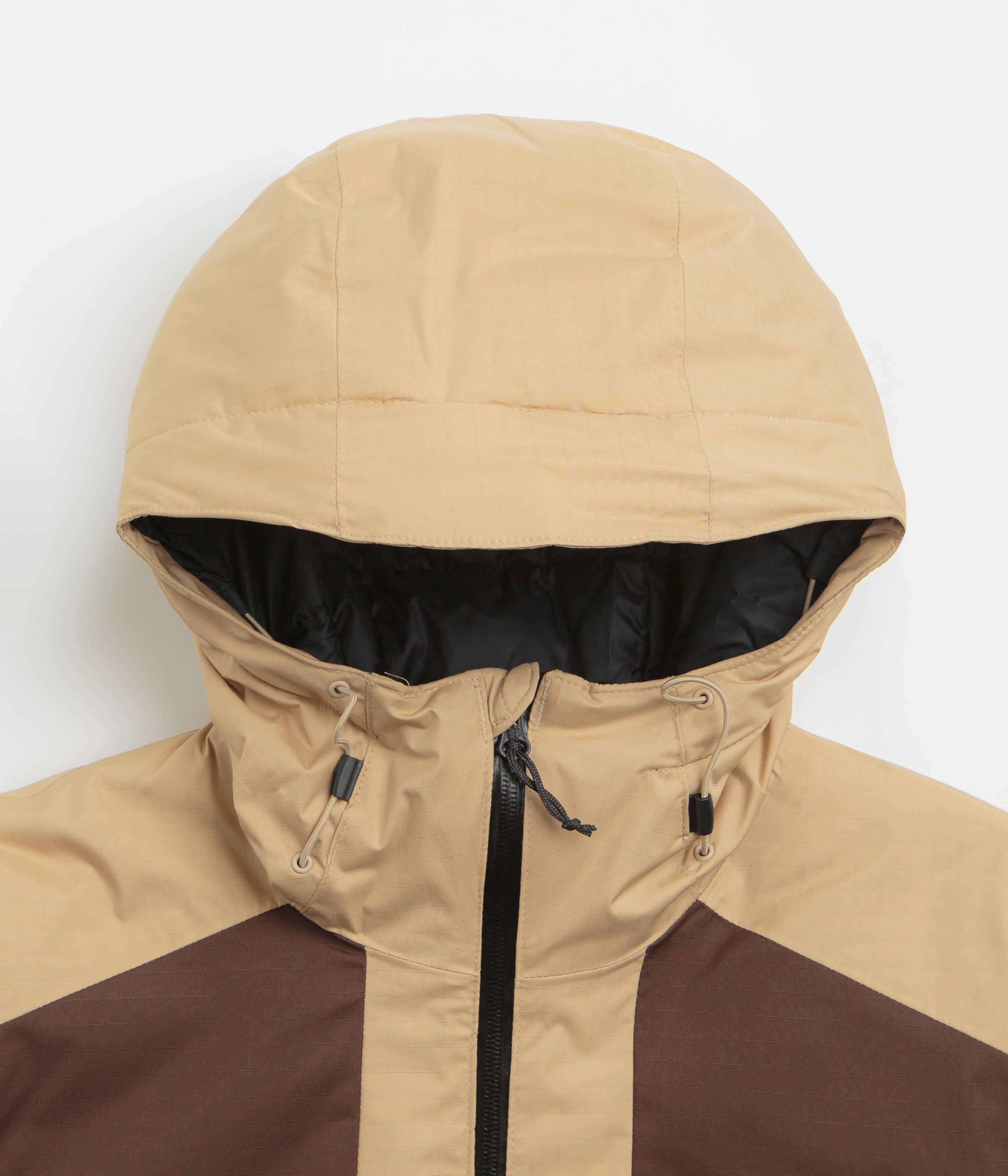 Breathable Lining Respect Columbia Point Park II Insulated Jacket - Black / Tobacco / Canoe