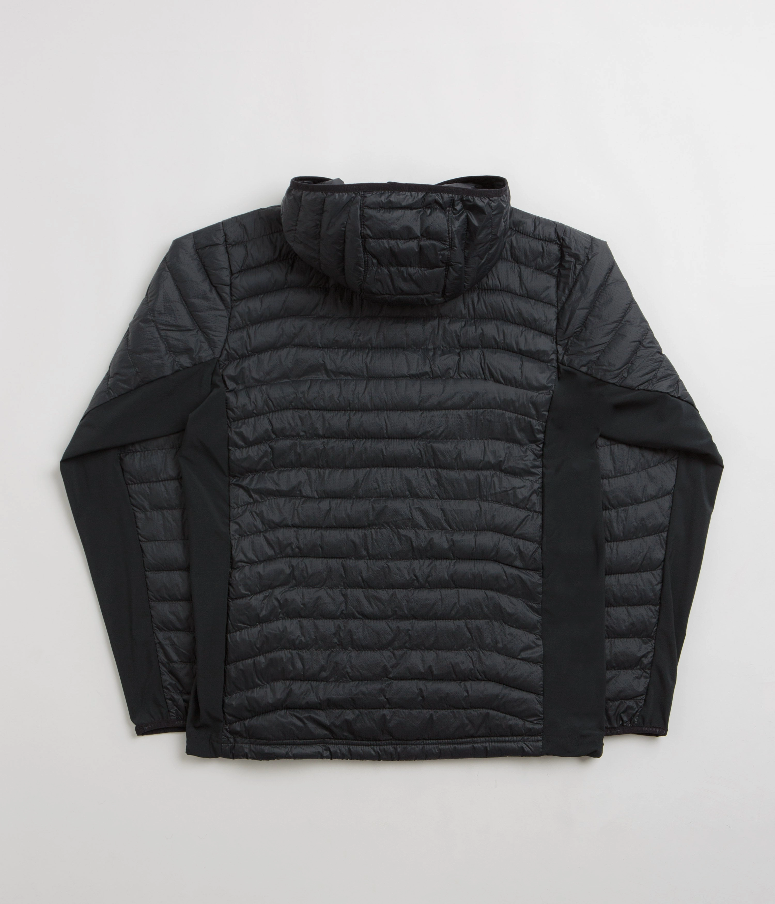 Unwind Columbia Powder Pass Hybrid Hooded Jacket - Black