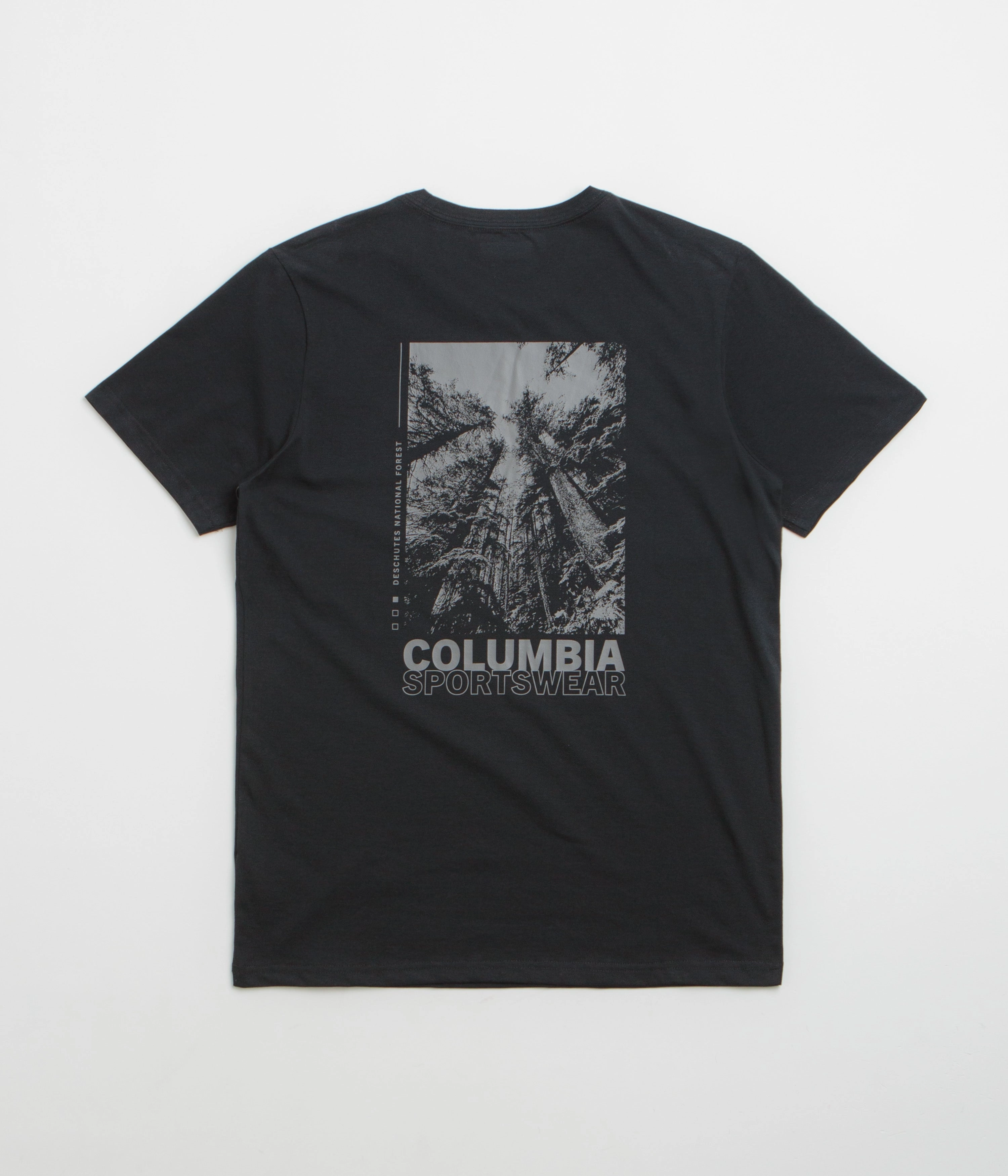 Columbia Rapid Ridge Back Graphic II T-Shirt - Black / Amazing Heights wide-leg pants silhouette