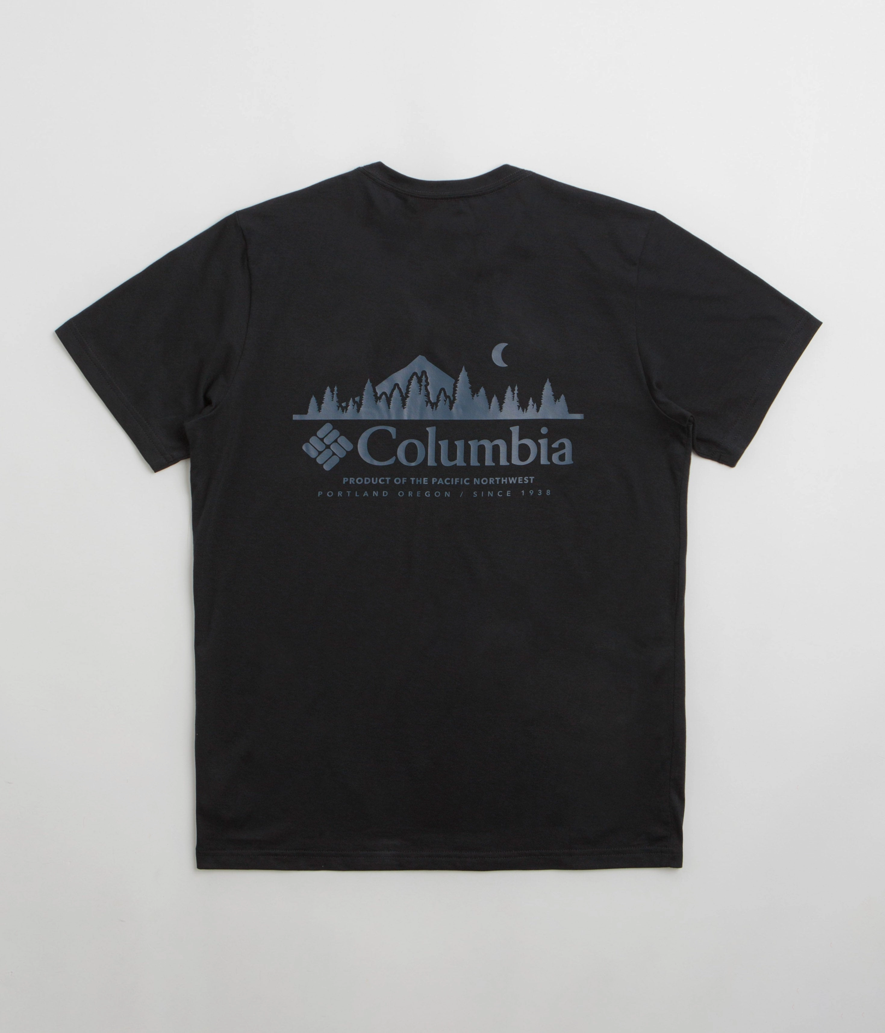 Columbia Rapid Ridge Back Graphic II T-Shirt - Black / Heavenly Horizons gym gear vintage charm