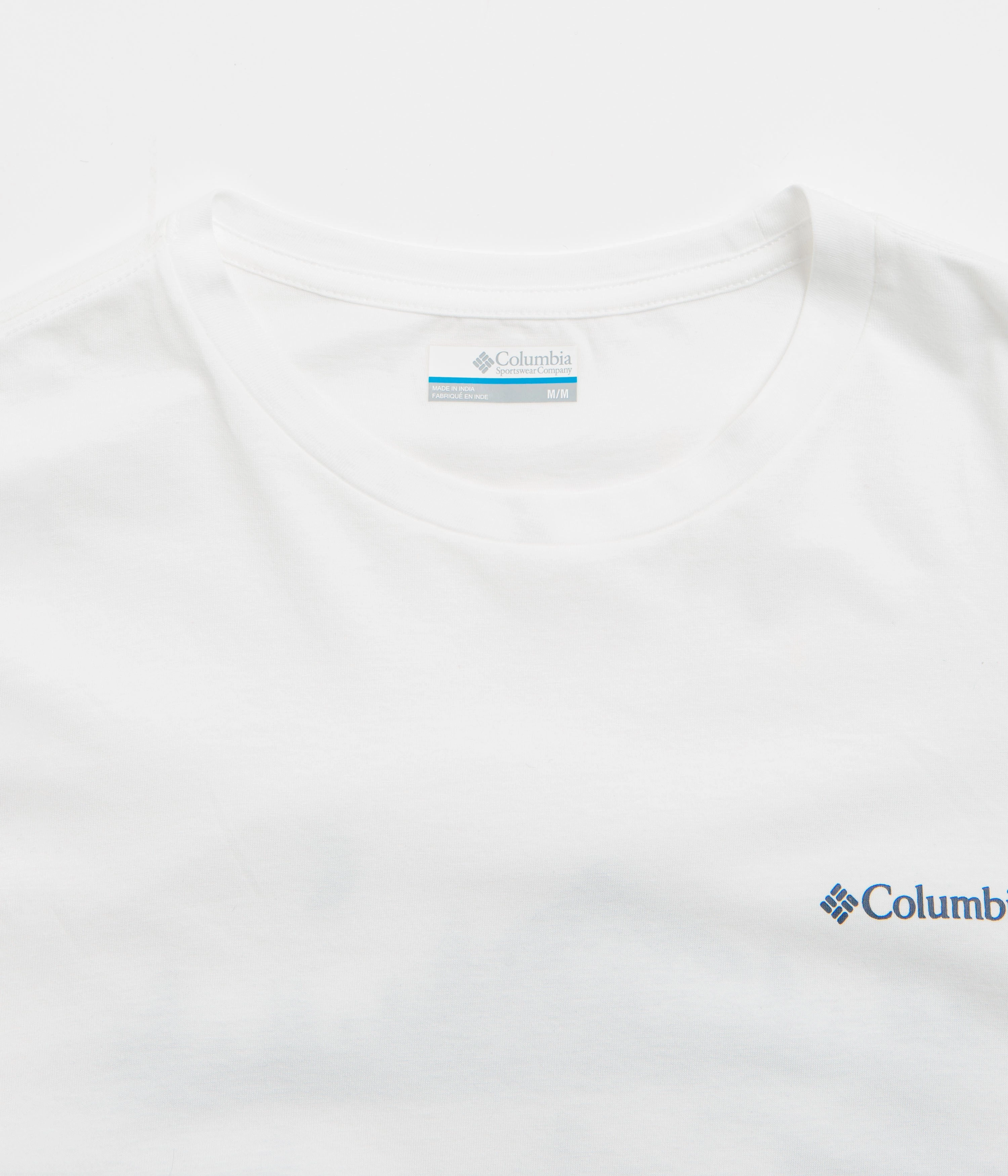Breathable Columbia Rapid Ridge Back Graphic II T-Shirt - White / Heavenly Horizons