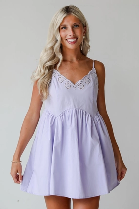 Perfect Wear FINAL SALE - Sweetly Darling Eyelet Mini Dress