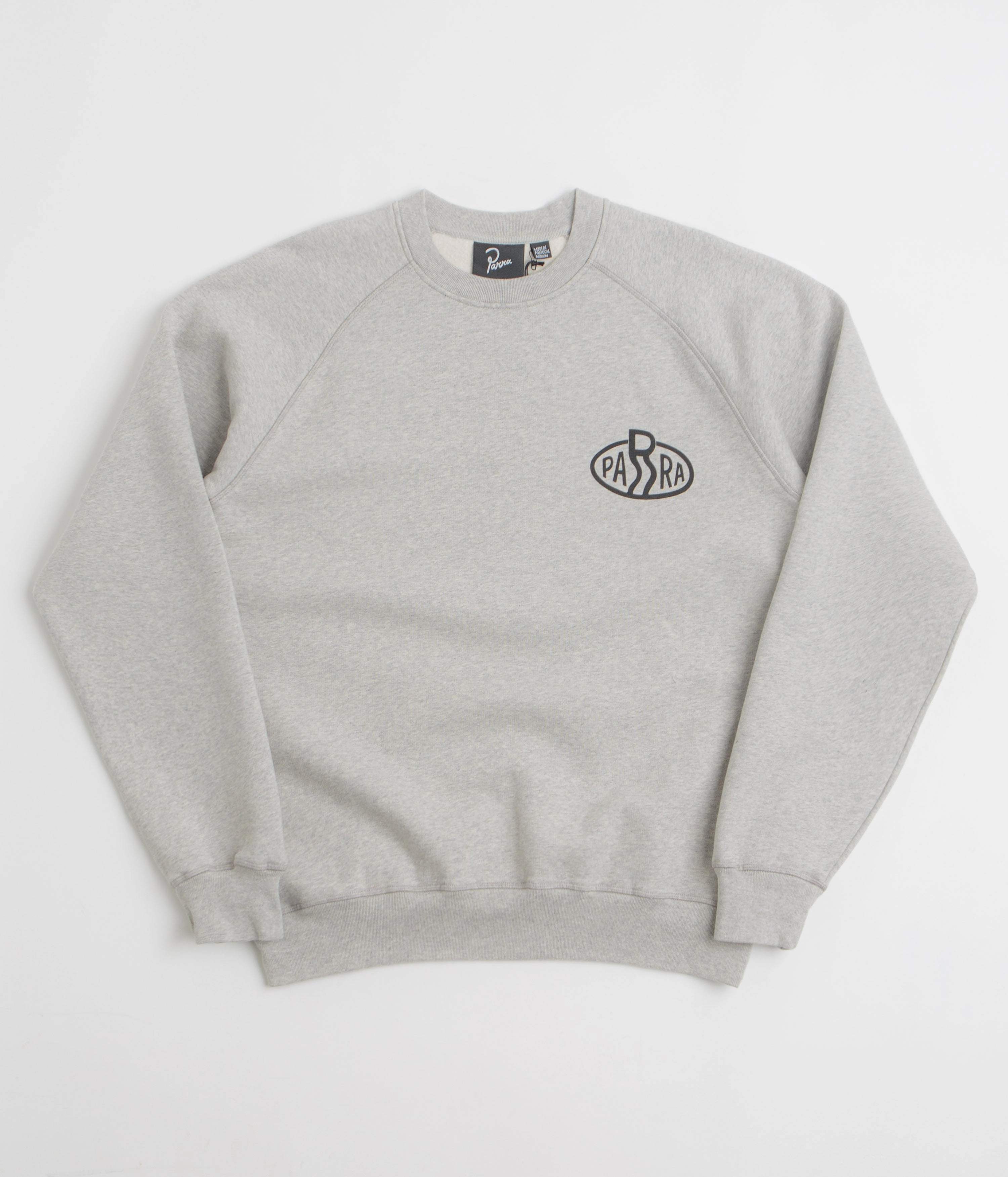 Versatile Design Abstract print by Parra Legs Logo Crewneck Sweatshirt - Heather Grey