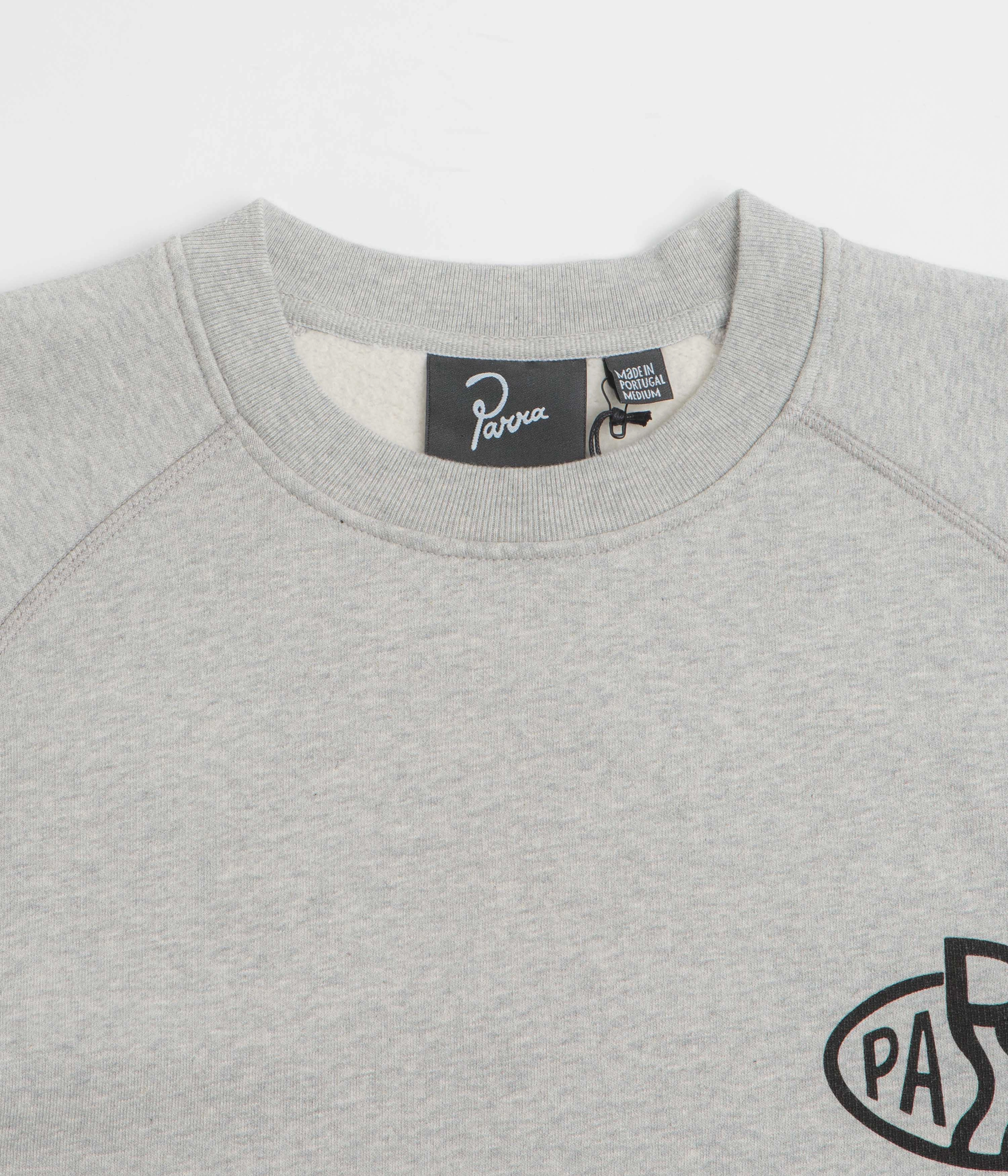 product pearl elegance by Parra Legs Logo Crewneck Sweatshirt - Heather Grey