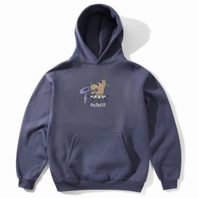 Butter Goods - Canine Hoodie Steel Long Sleeves upcycled design