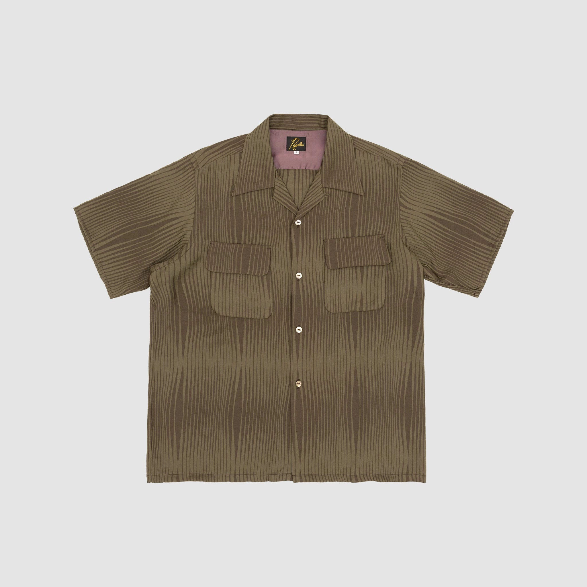 WAVE STRIPE JQ. S/S CLASSIC SHIRT Abstract art