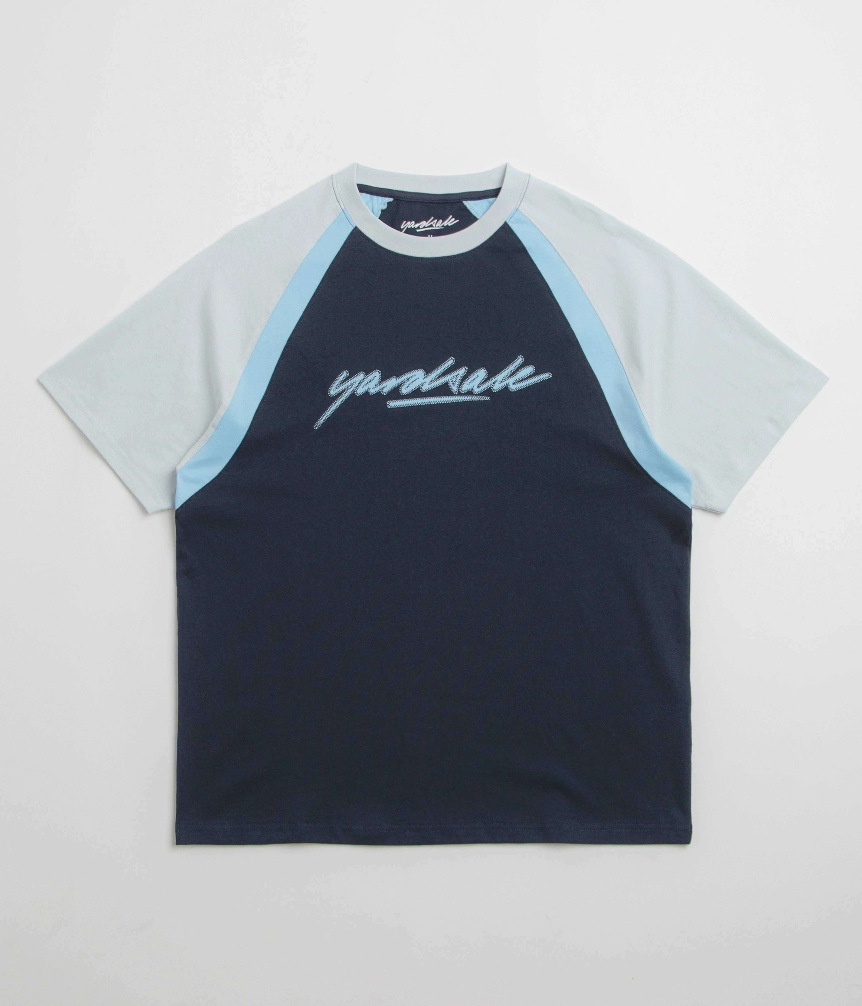 Yardsale Daze T-Shirt - Blue Recycled Polyester Blend aquarium event