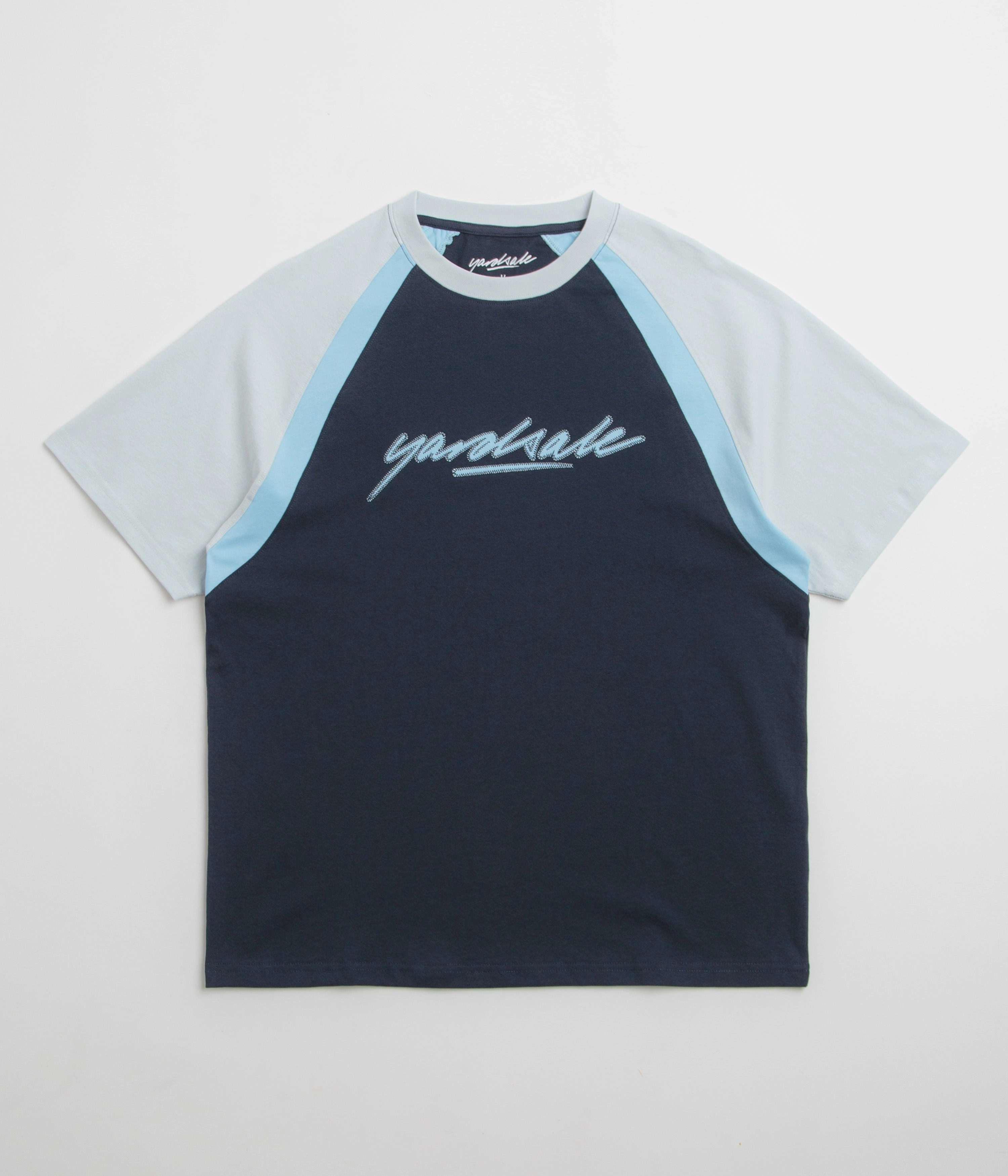 Elderly Comfort urban climate Yardsale Daze T-Shirt - Blue