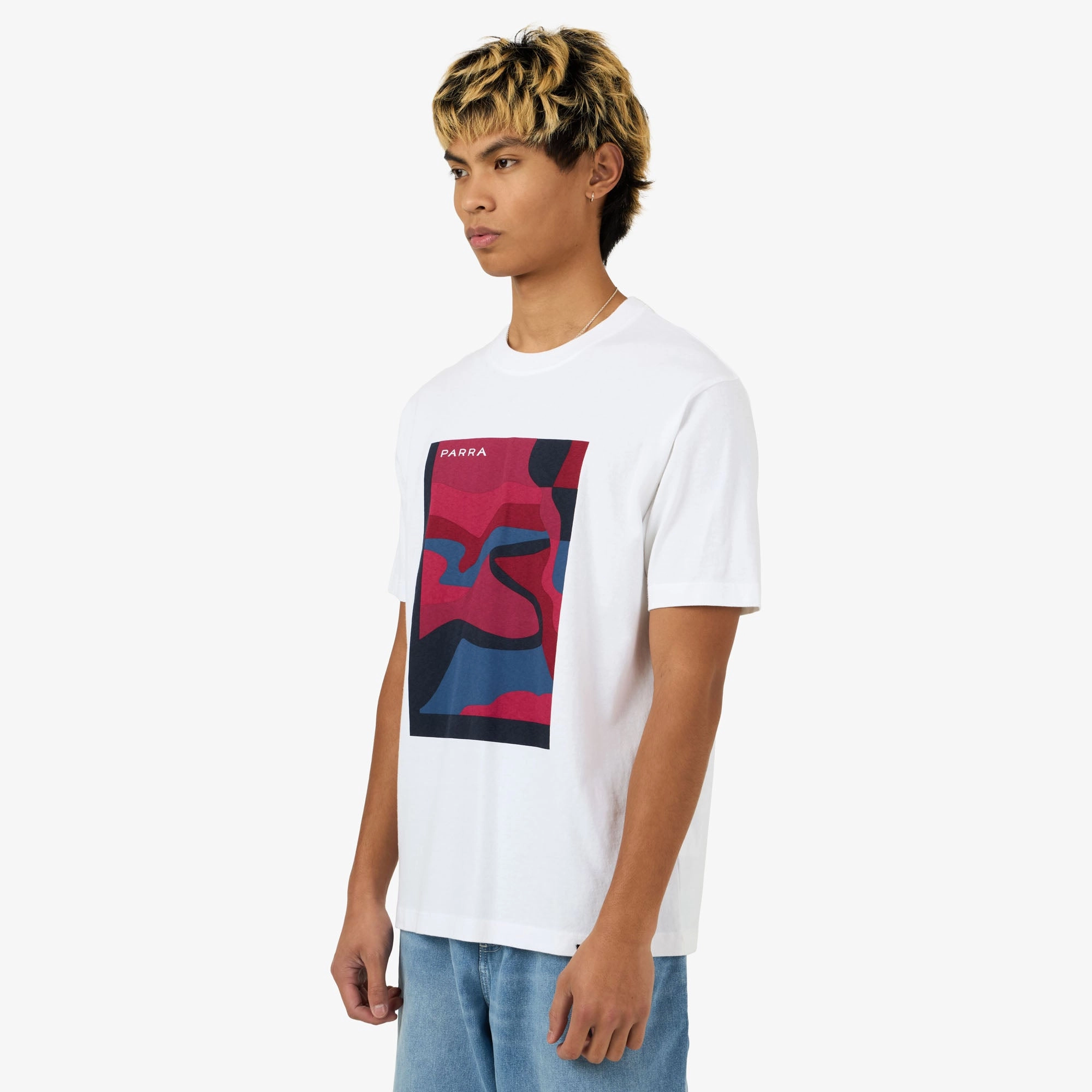 by Parra Ftp Booster T-Shirt White Tailored Fit