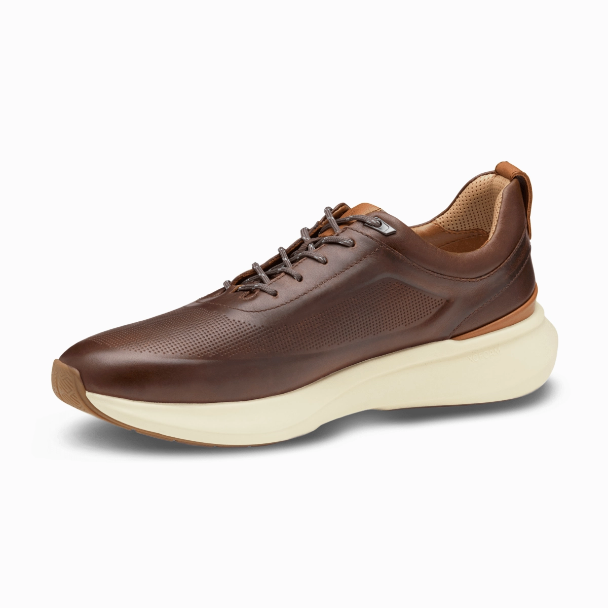 Johnston & Murphy Men's XC  Declan U-Throat Brown Full Grain Leather Waterproof Road Performance