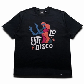 Parra Estilo Disco Tee - Black resort venue