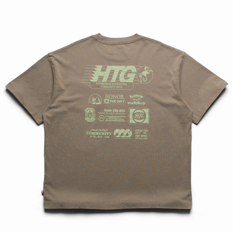 Honor The Gift Paint Works Tee - Taupe Indoor clothing