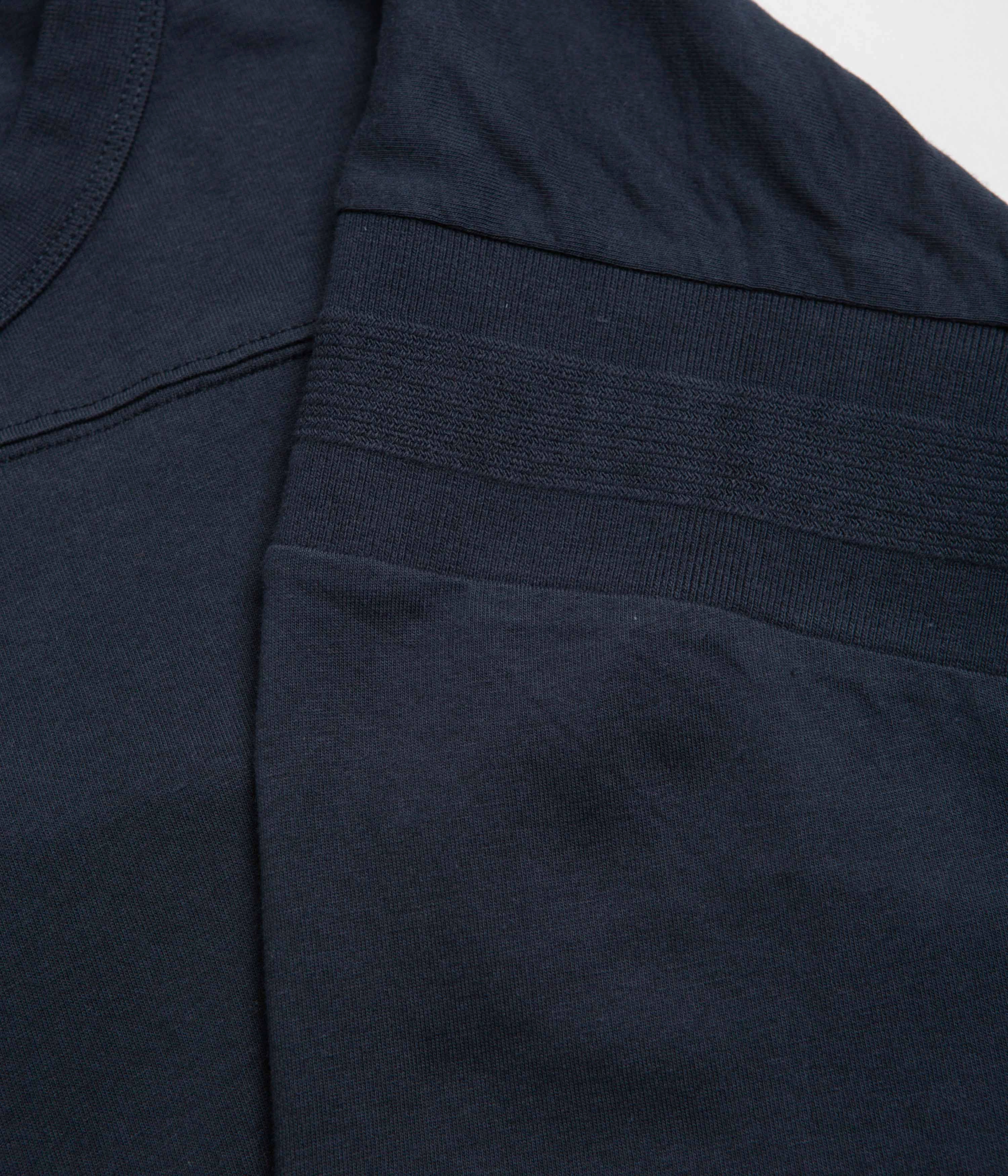 YMC Skate T-Shirt - Navy museum event cuffs