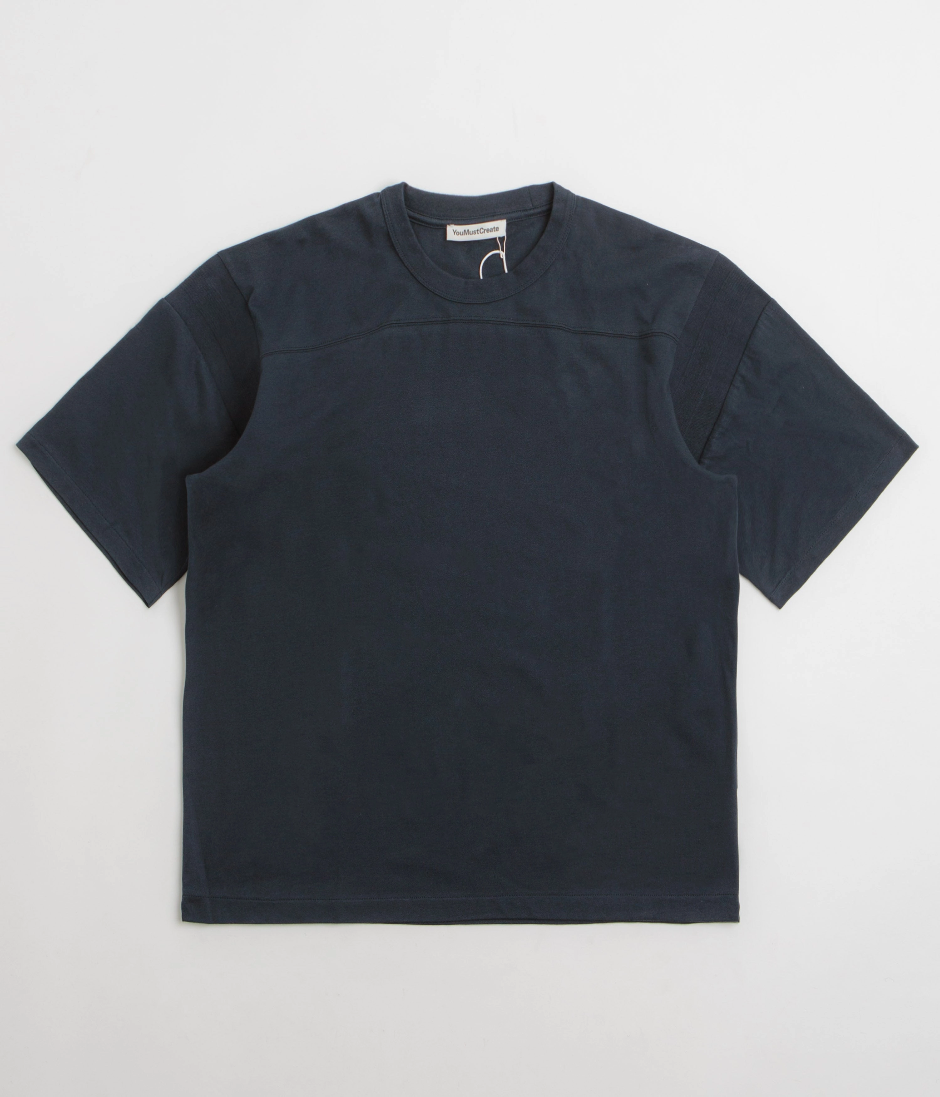 YMC Skate T-Shirt - Navy flare pants silhouette Bestseller