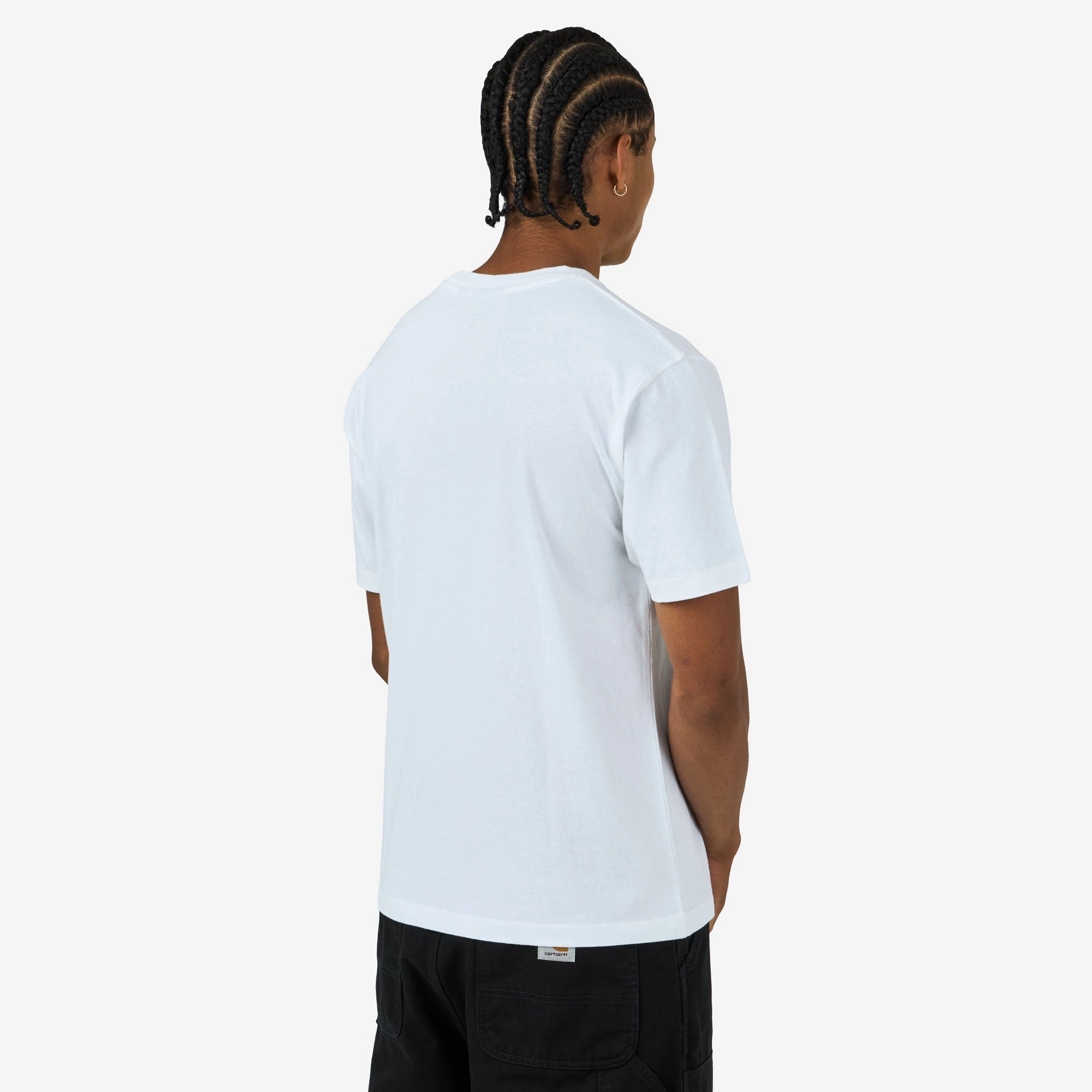 by Parra Our House T-Shirt White Multi Directional Stretch peak season