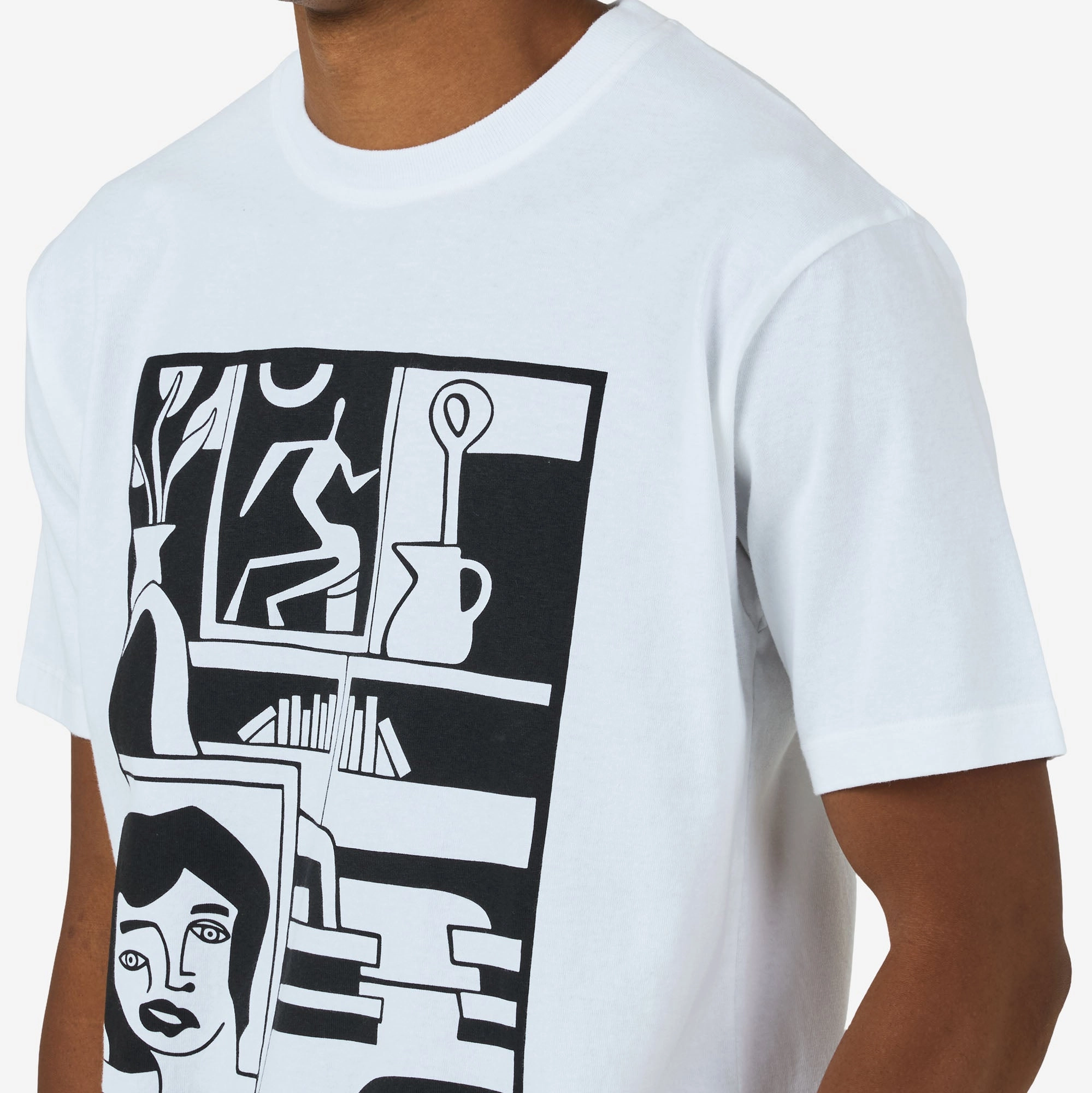 by Parra Our House T-Shirt White shooting venue