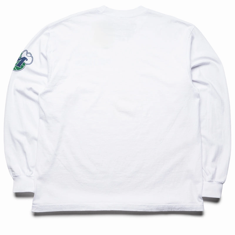 Politics x Dallas Mavericks x Mitchell & Ness L/S Tee - White zoo event