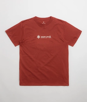 off-season Snow Peak Soft Cotton Logo T-Shirt - Red