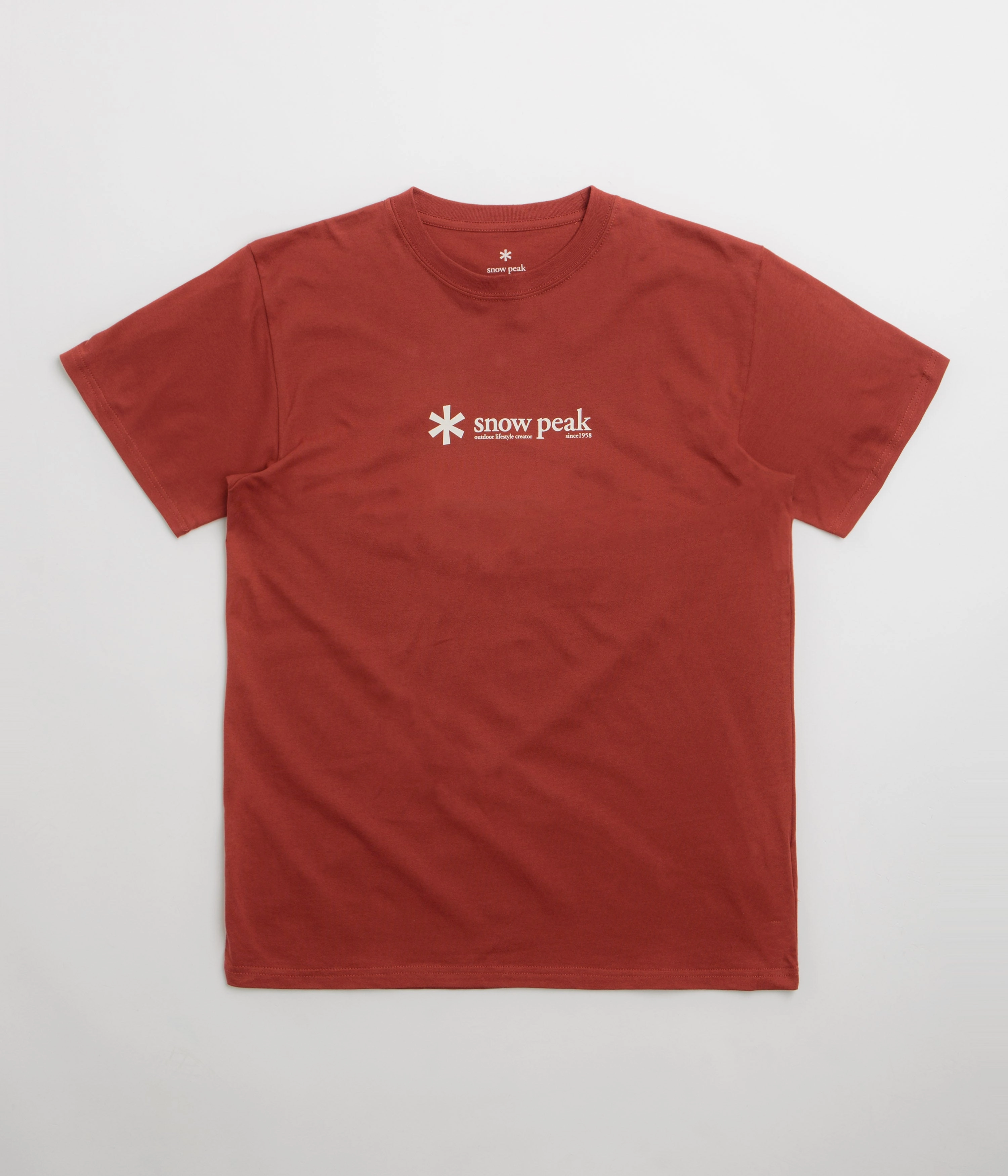 off-season Snow Peak Soft Cotton Logo T-Shirt - Red