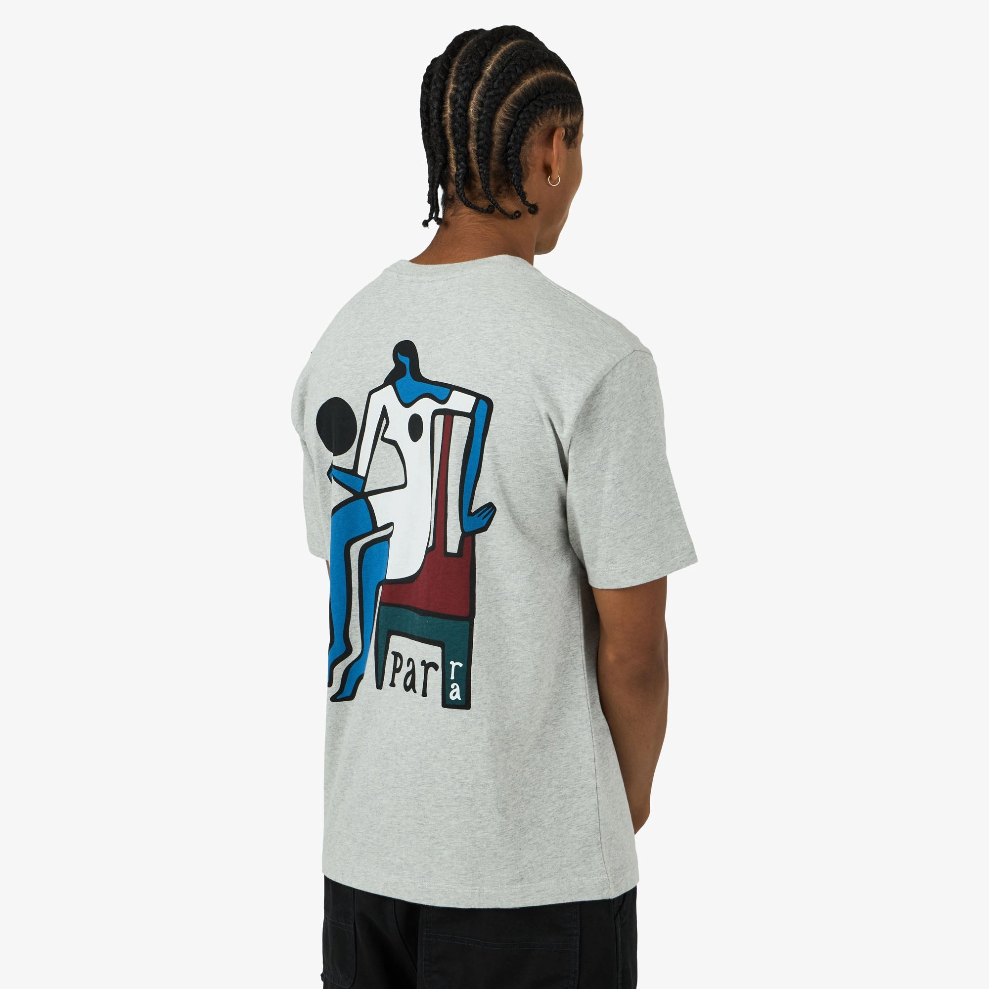 Durable Quality by Parra Chair Baller T-Shirt Heather Grey