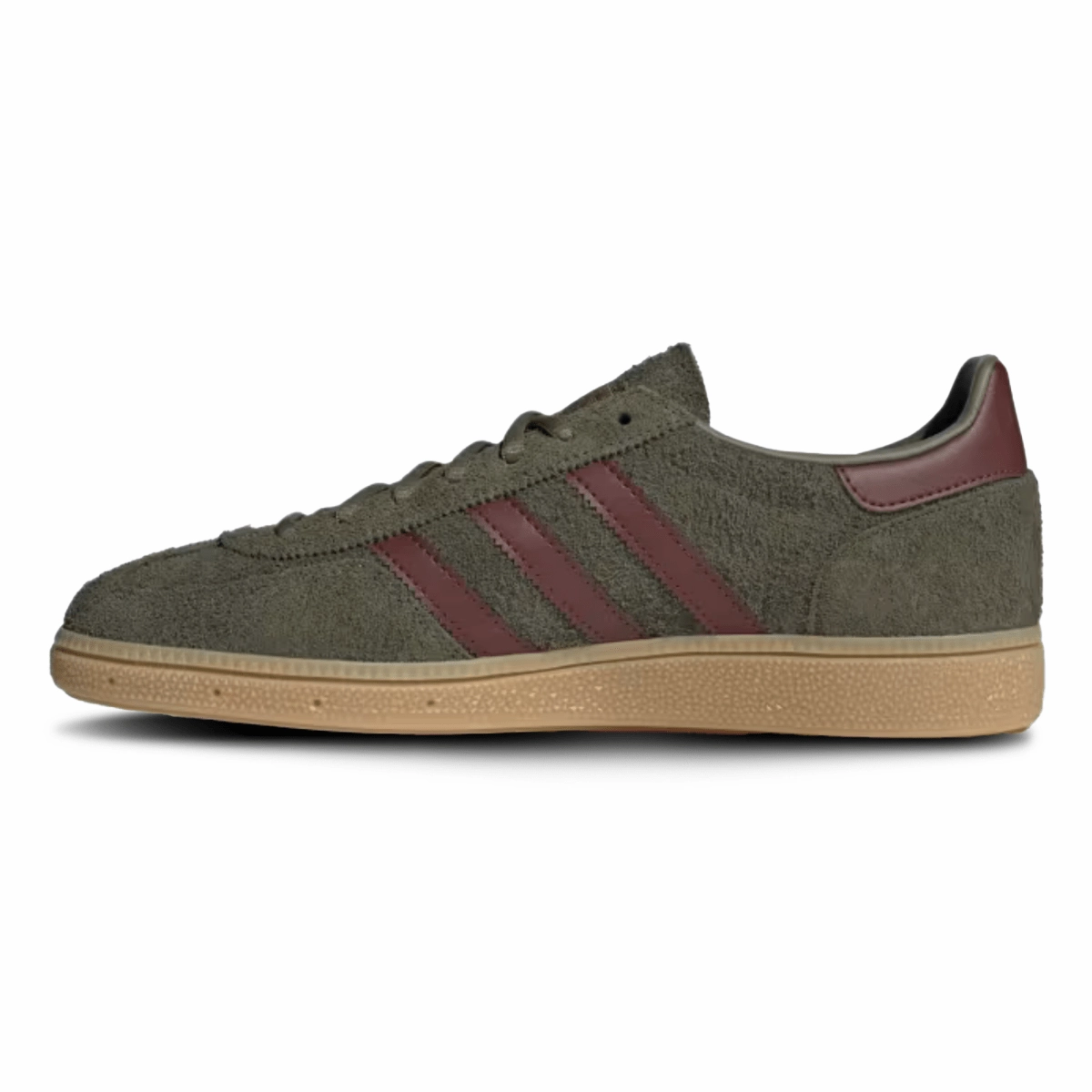 Adidas Men's Handball Spezial Focus Olive/Fox Brown/Gum Velcro straps Pressure Zone Mapping