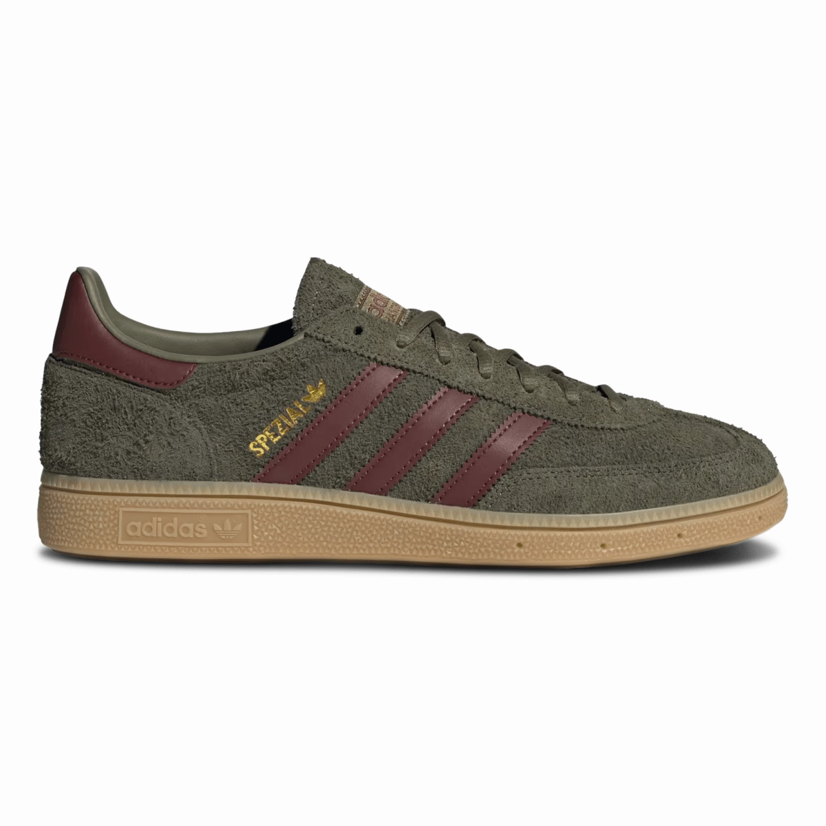 Adidas Men's Handball Spezial Focus Olive/Fox Brown/Gum Anti Static Materials